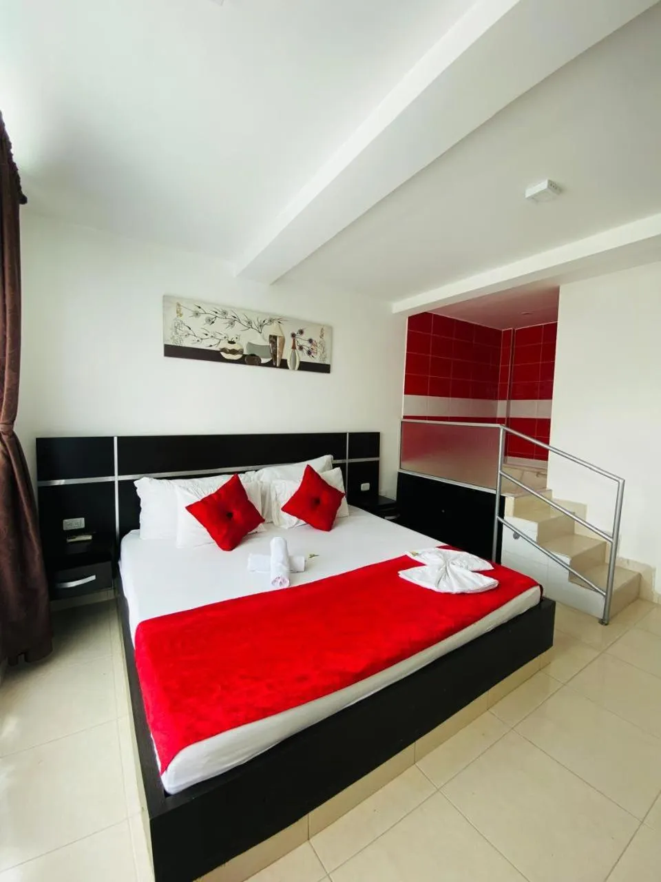 Bed in Hotel Suite Royal