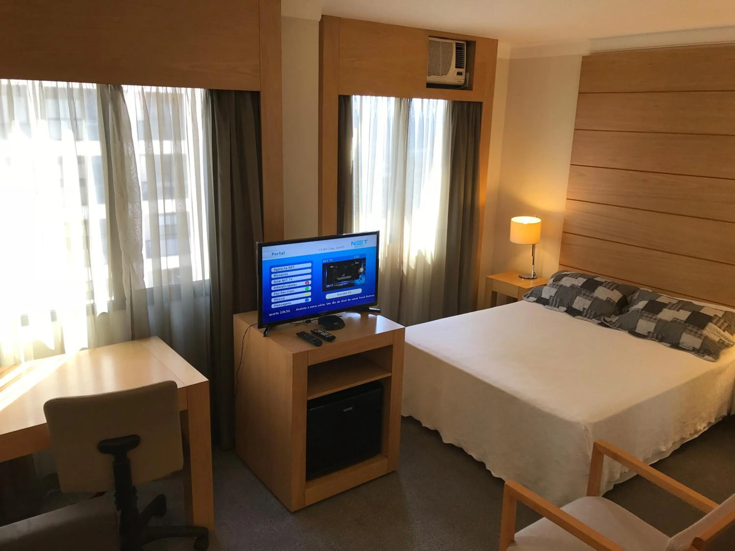 Bed in Charmoso Flat em frente ao Aeroporto de Congonhas