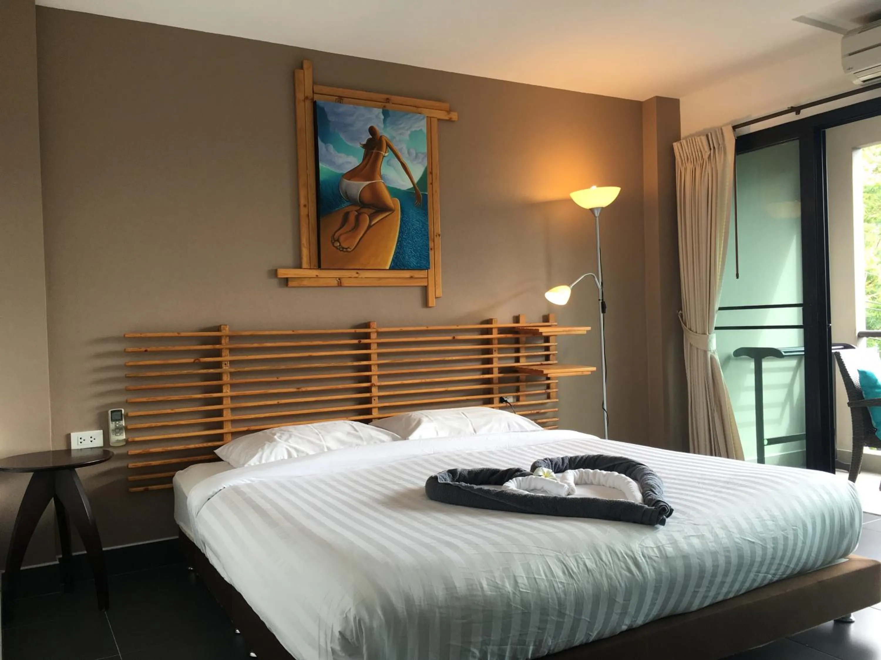 Bed in Baan Andaman Sea Surf