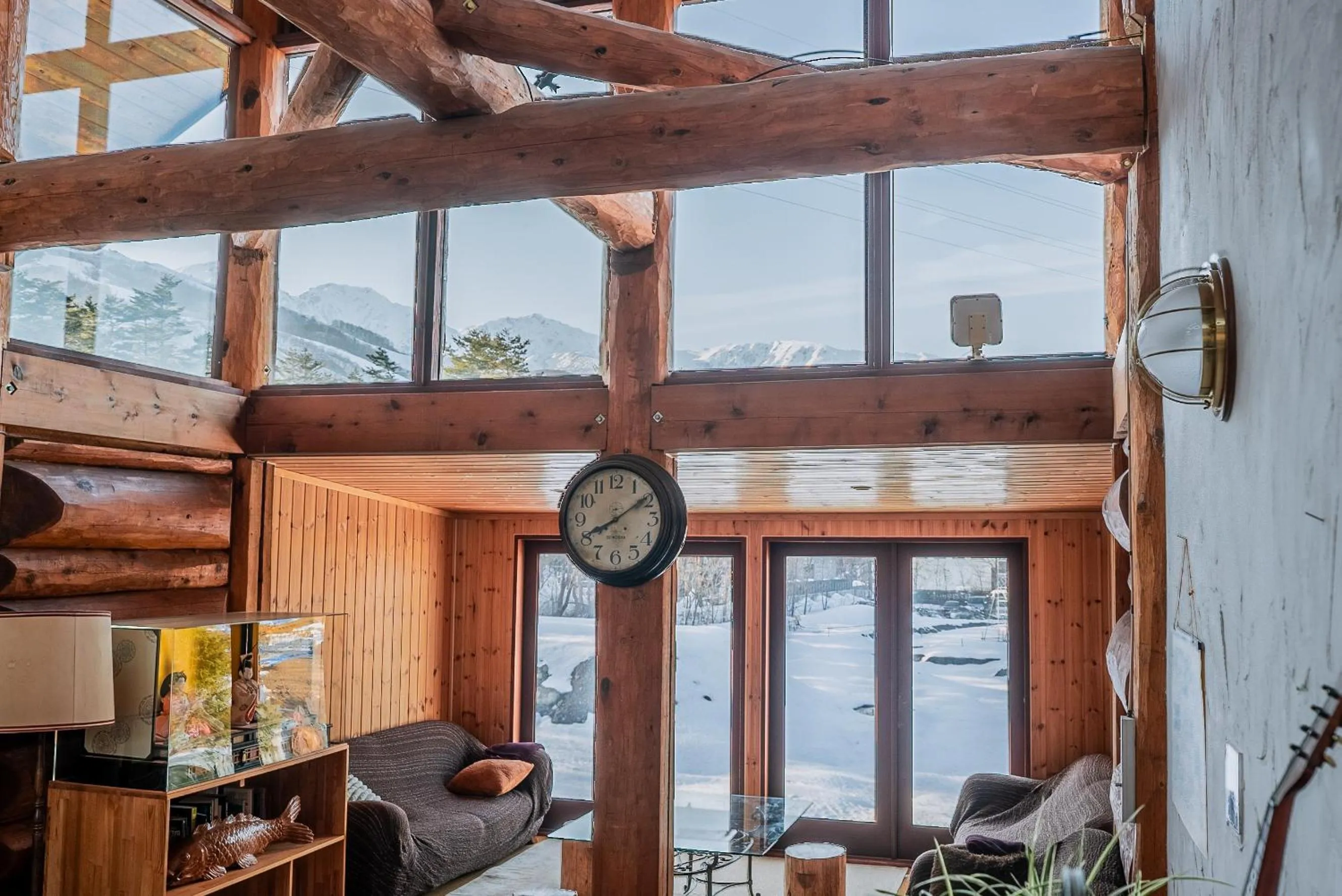 Living room in Hakuba Brownie Cottages