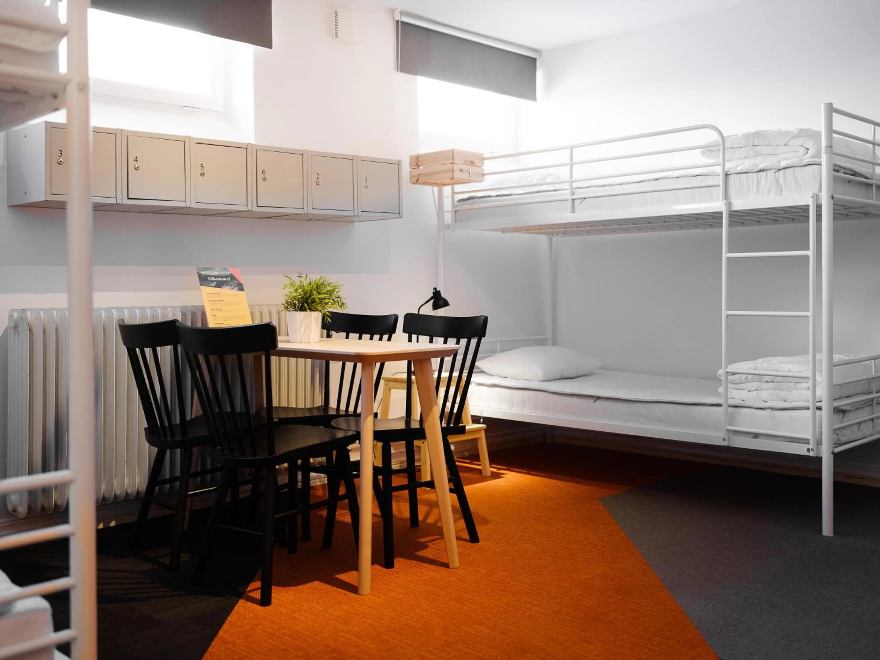 Seating area, Bed in Norrland YMCA Hostel Umeå