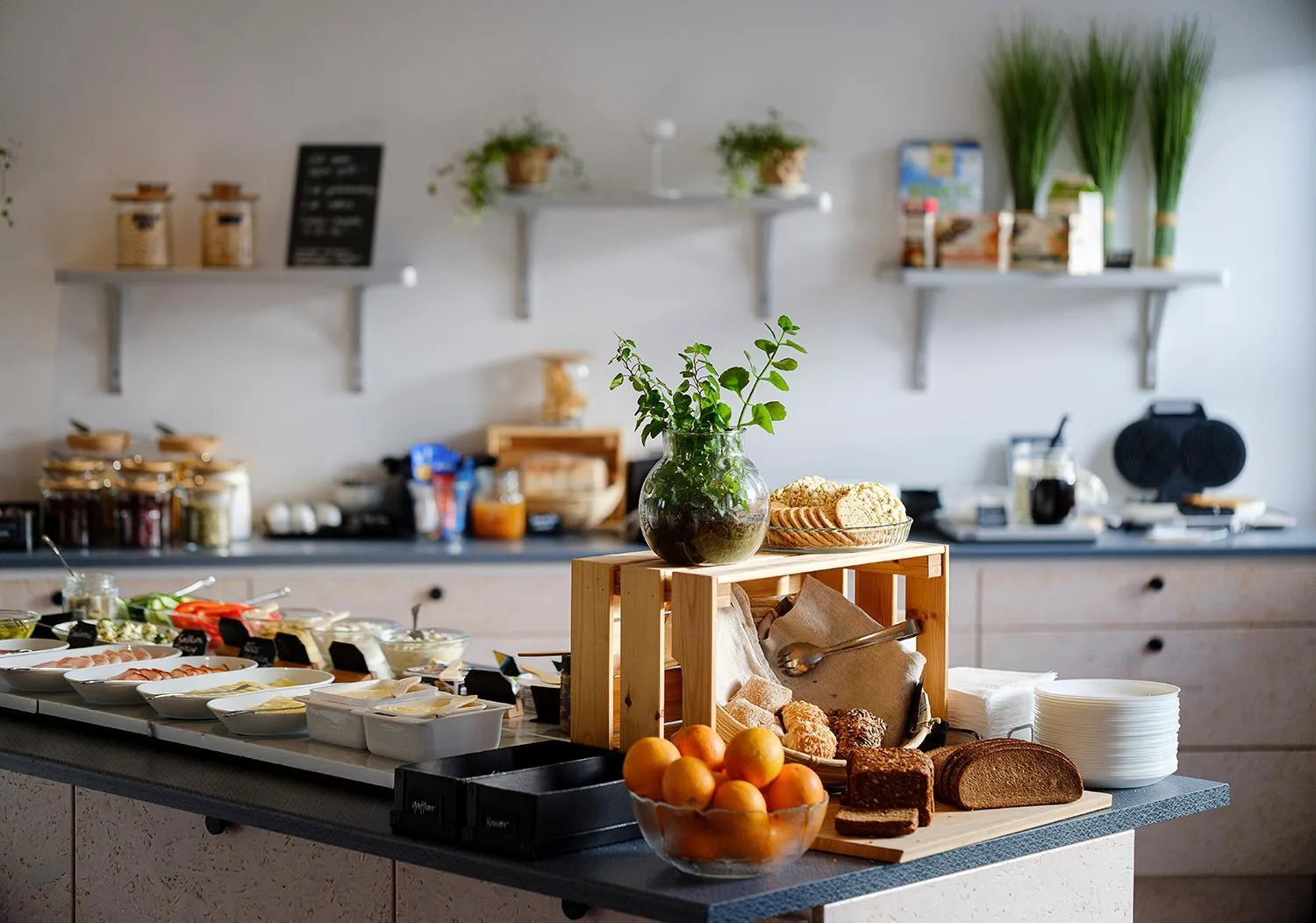 Breakfast in Norrland YMCA Hostel Umeå