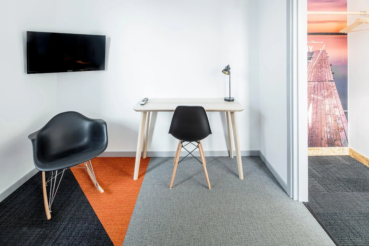 Seating area in Norrland YMCA Hostel Umeå