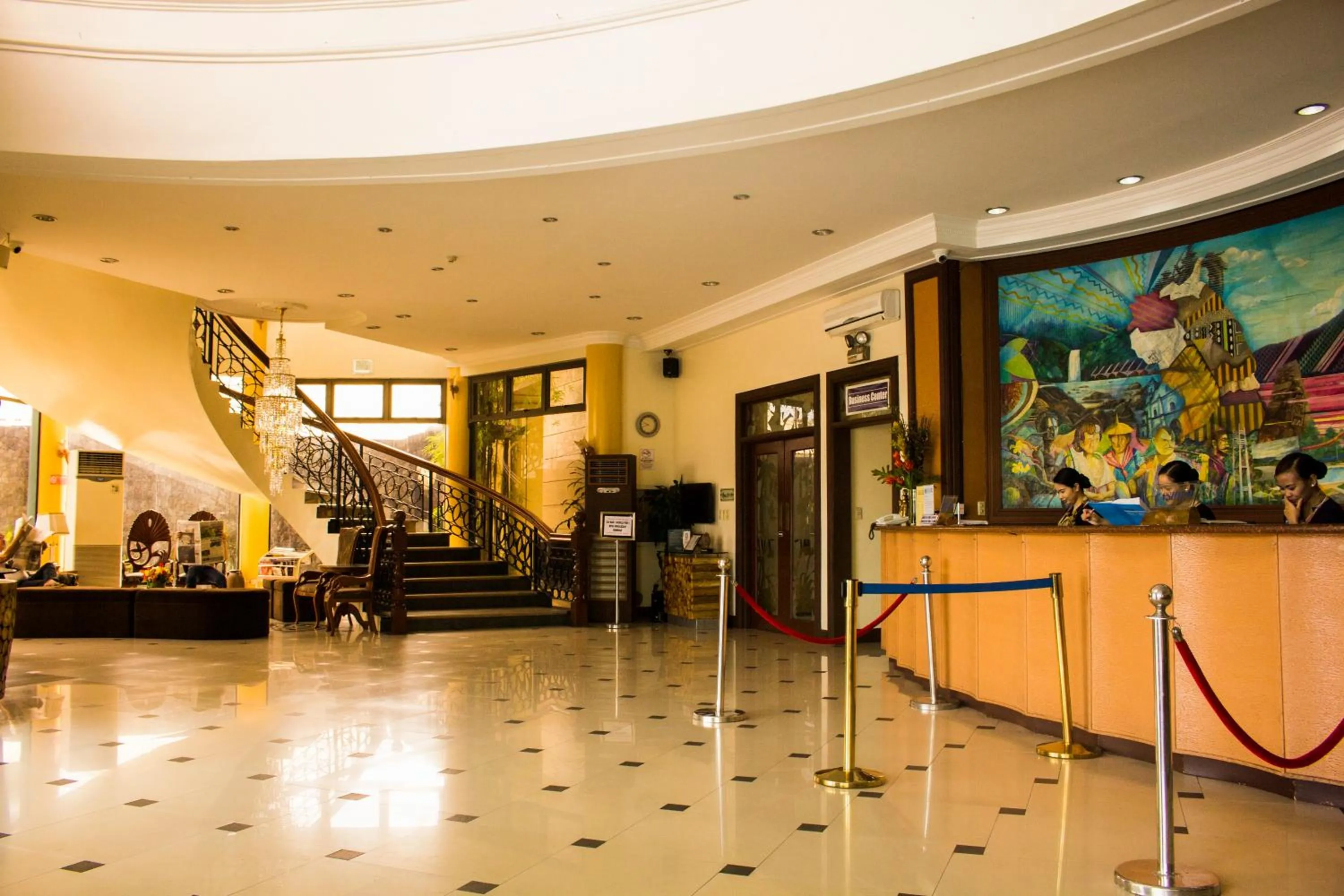 Property building in Crown Royale Hotel