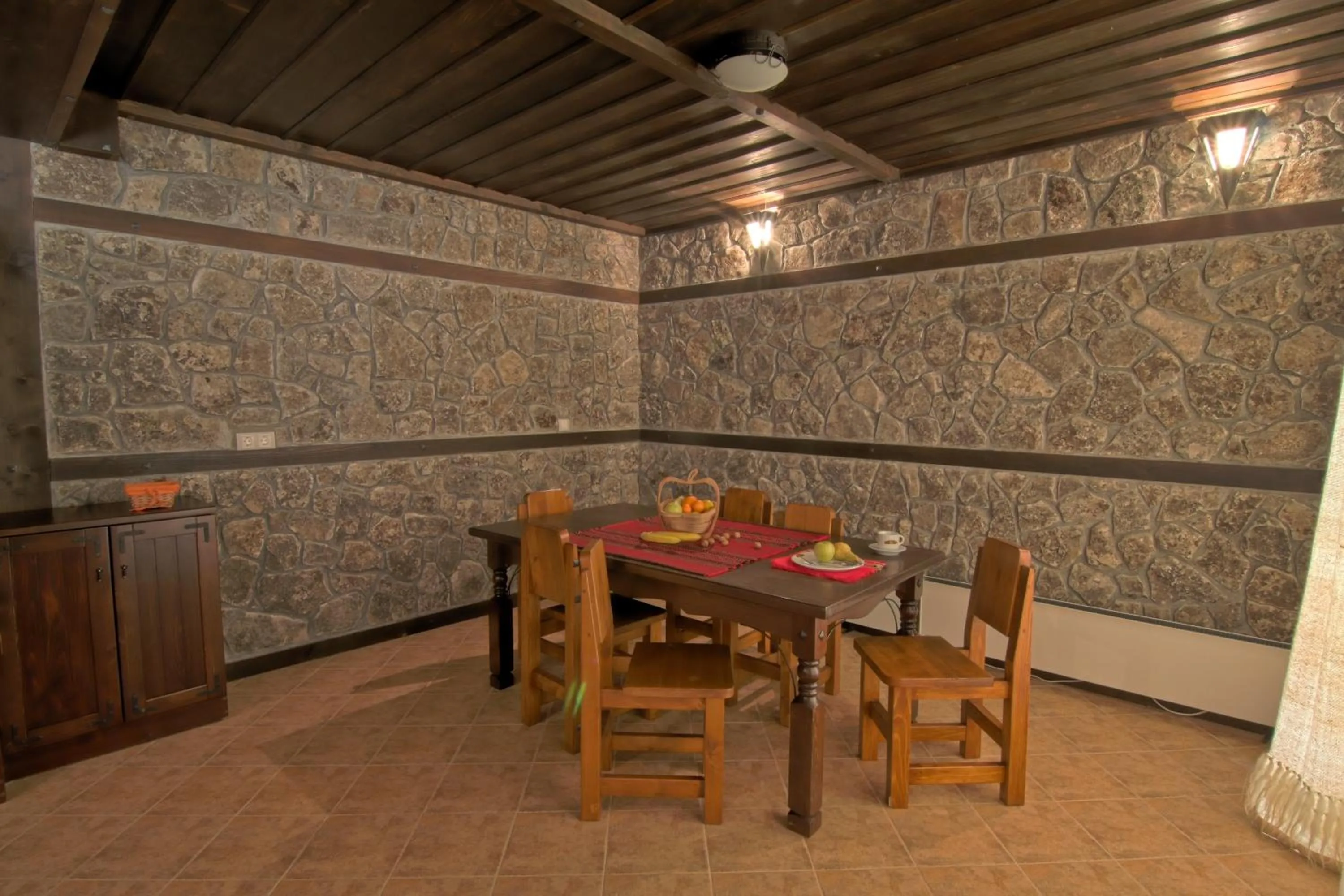 Dining area in Holiday Village Kochorite