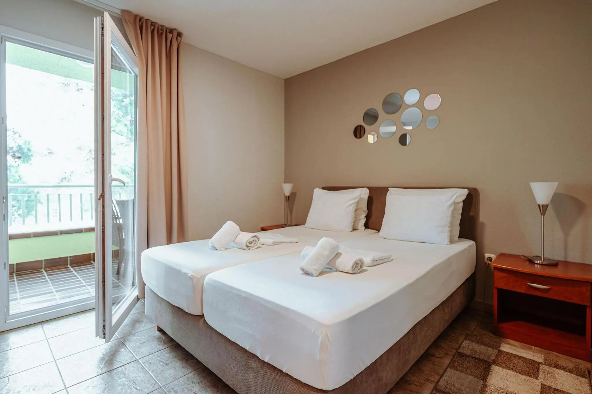 Bed in Matilde Beach Resort