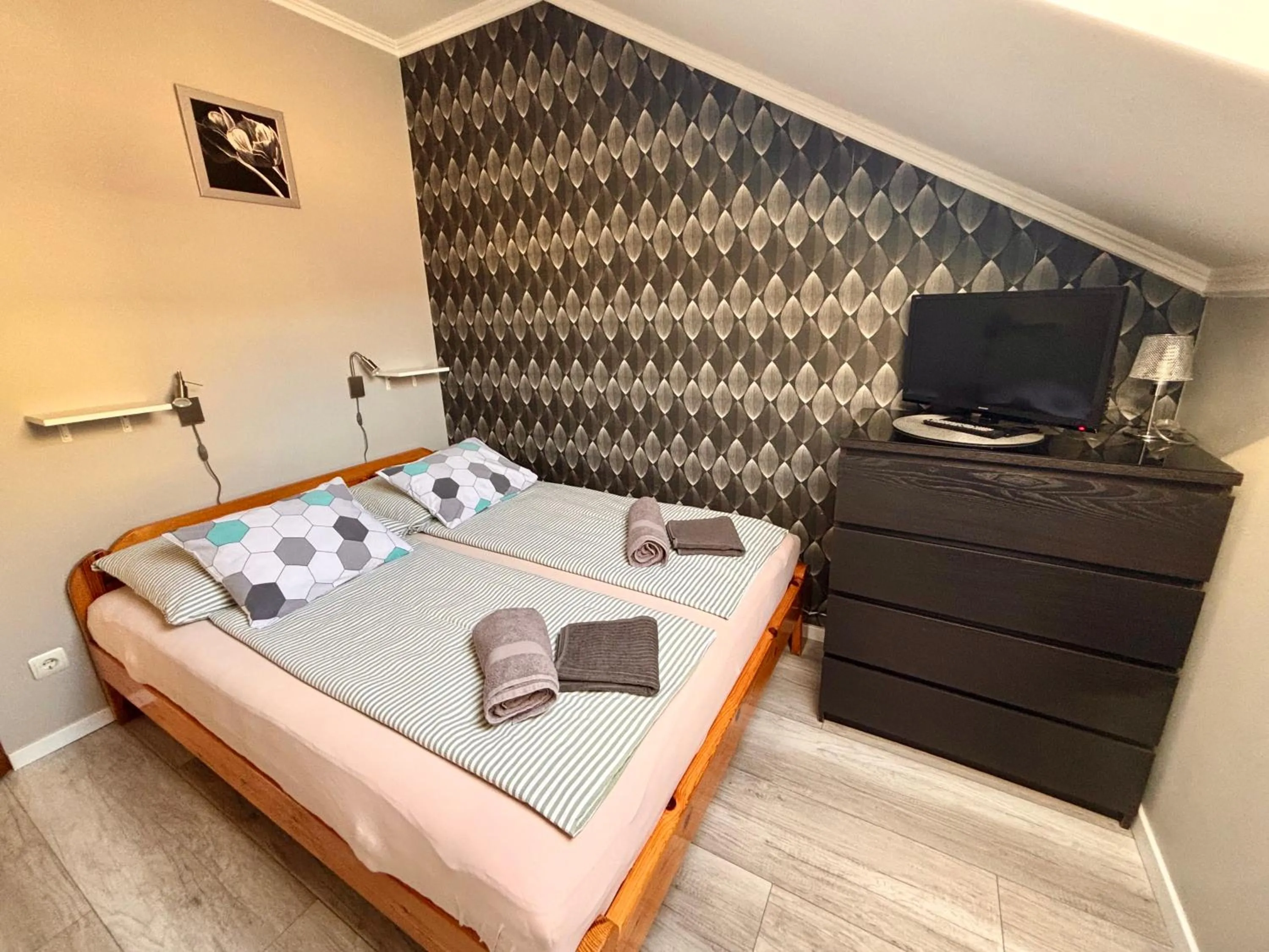 Bedroom, Bed in Dorina Wellness Apartman