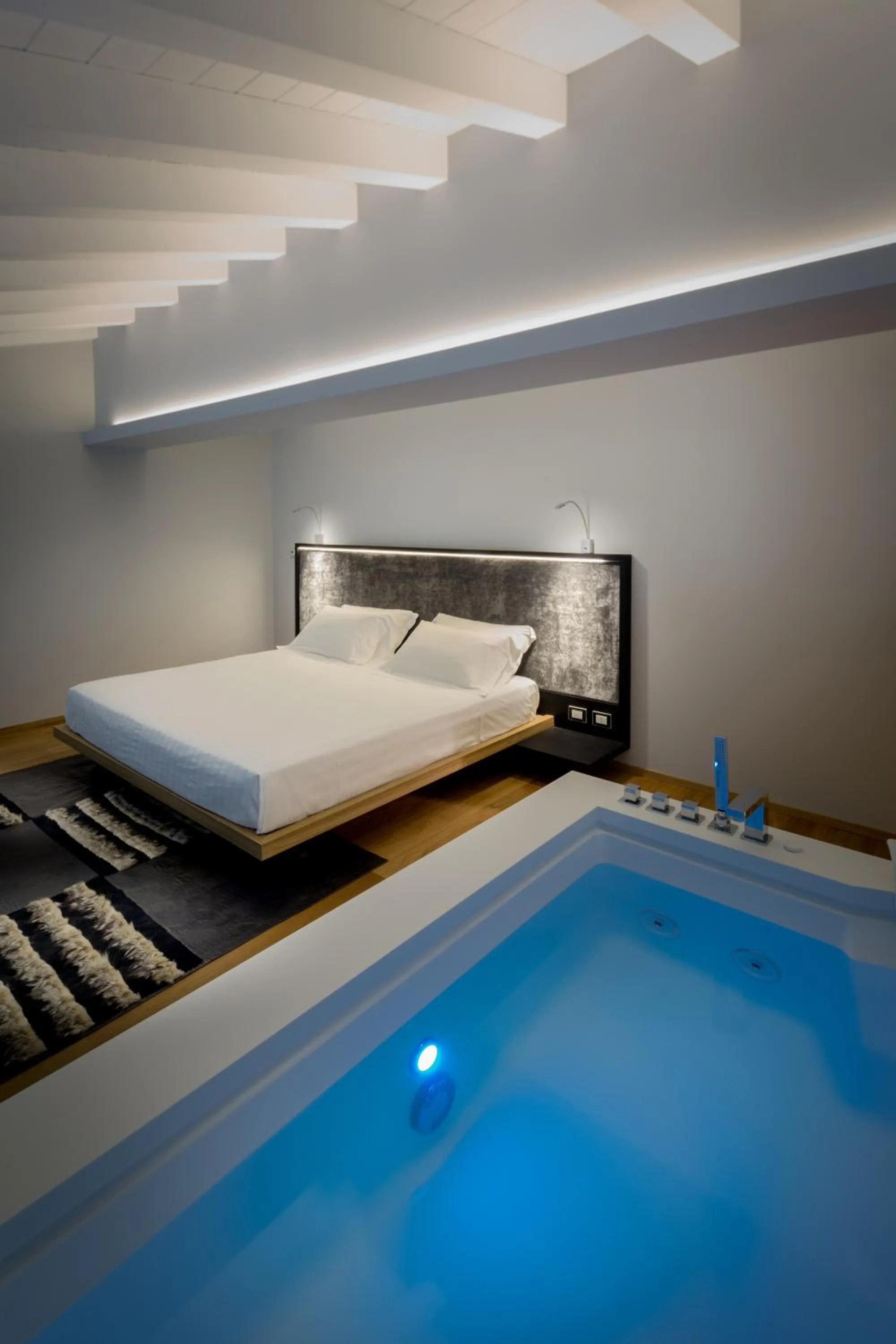 Bed in Villa Neri Resort & Spa