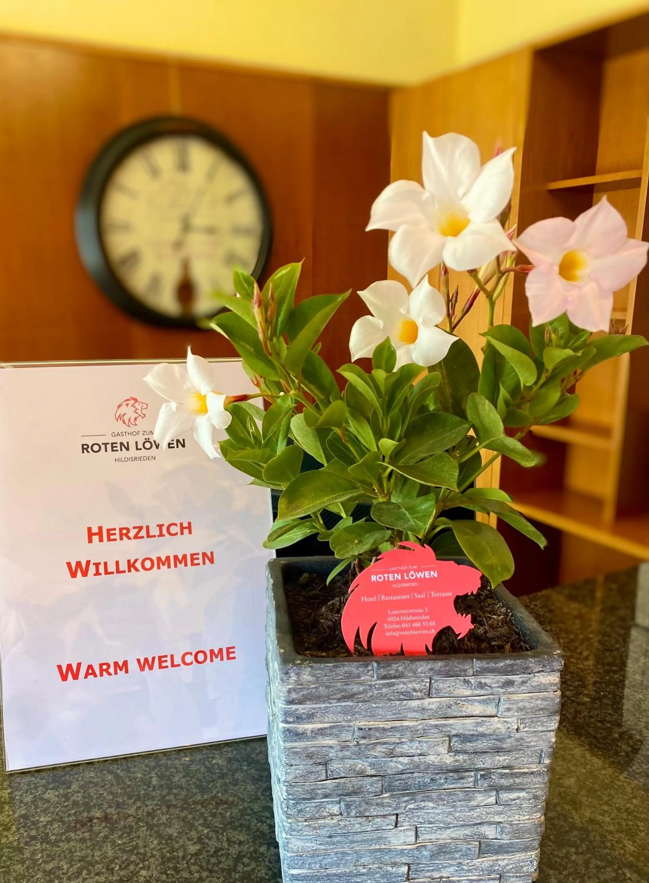 Lobby or reception in Gasthof zum Roten Löwen