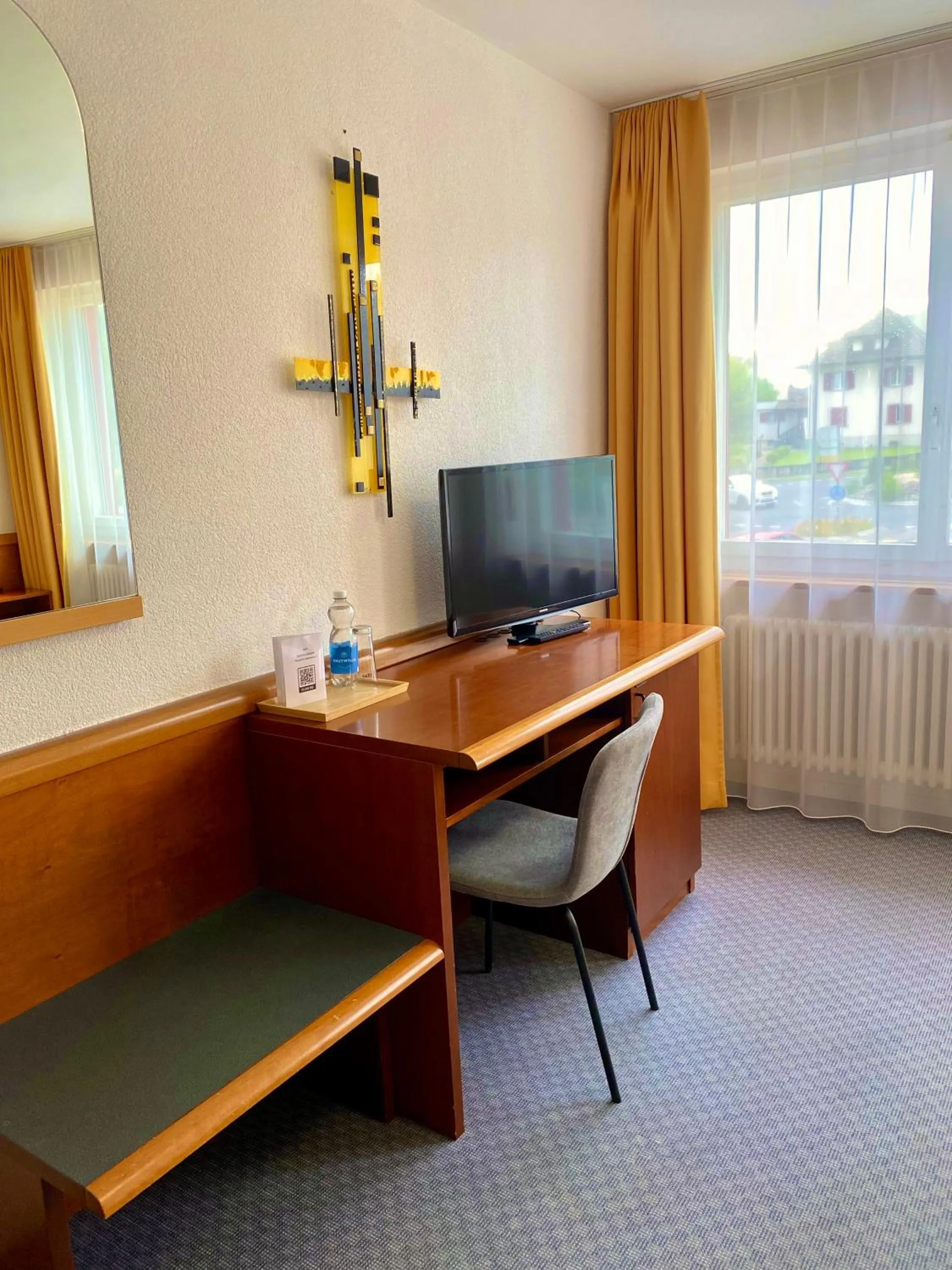 fireplace in Gasthof zum Roten Löwen