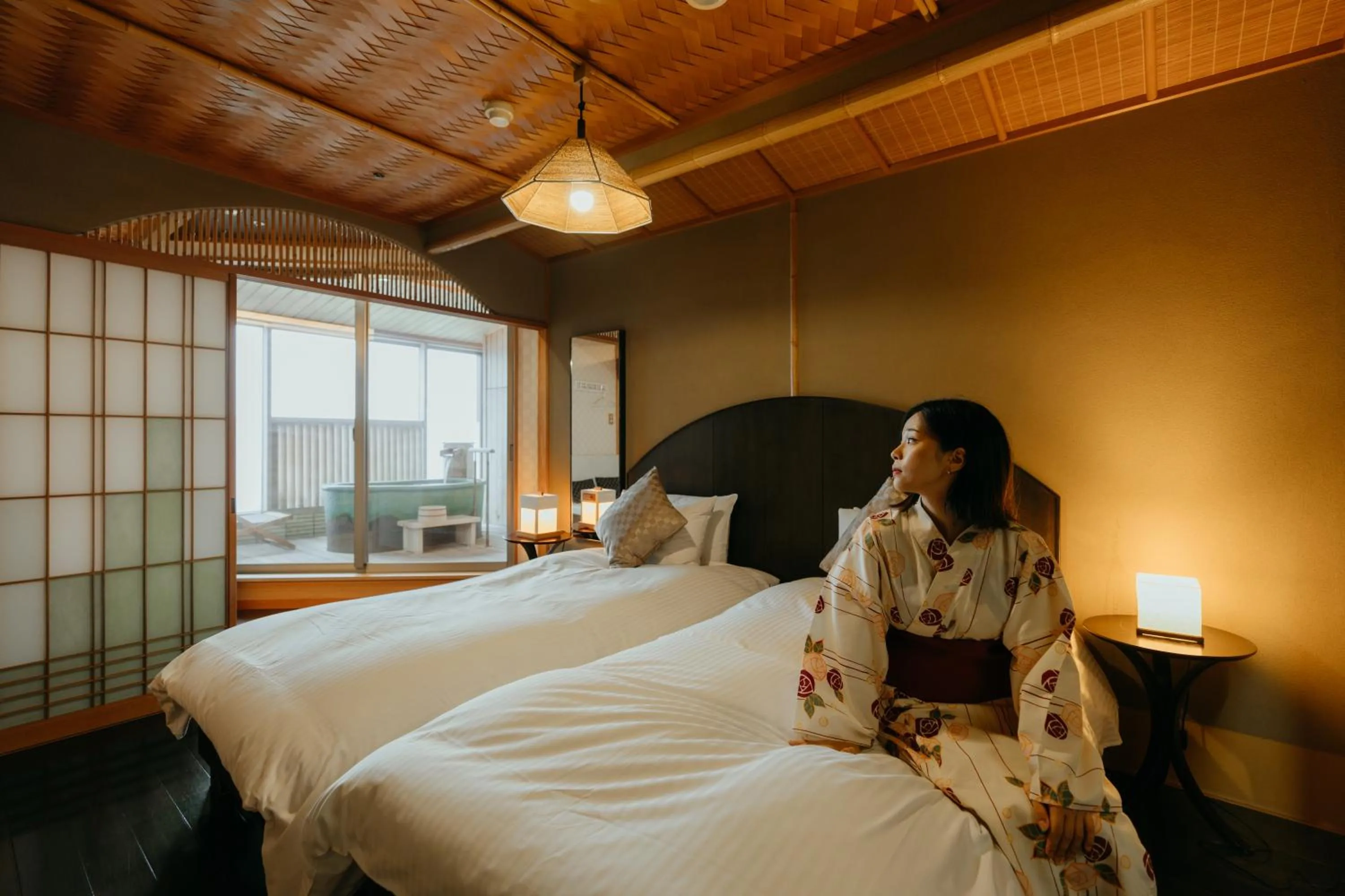 People, Bed in Tokigasane