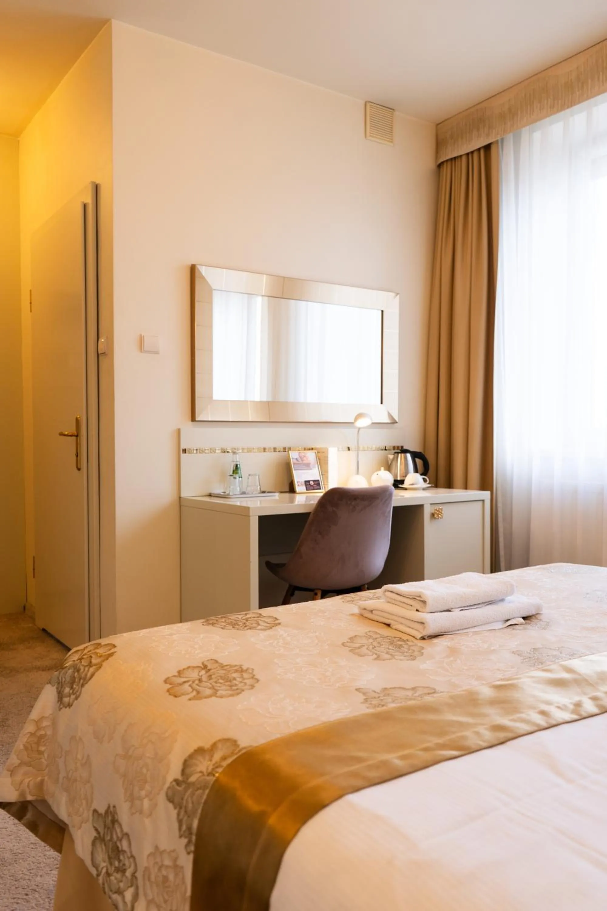 Bed in Hotel Court Wellness&Spa