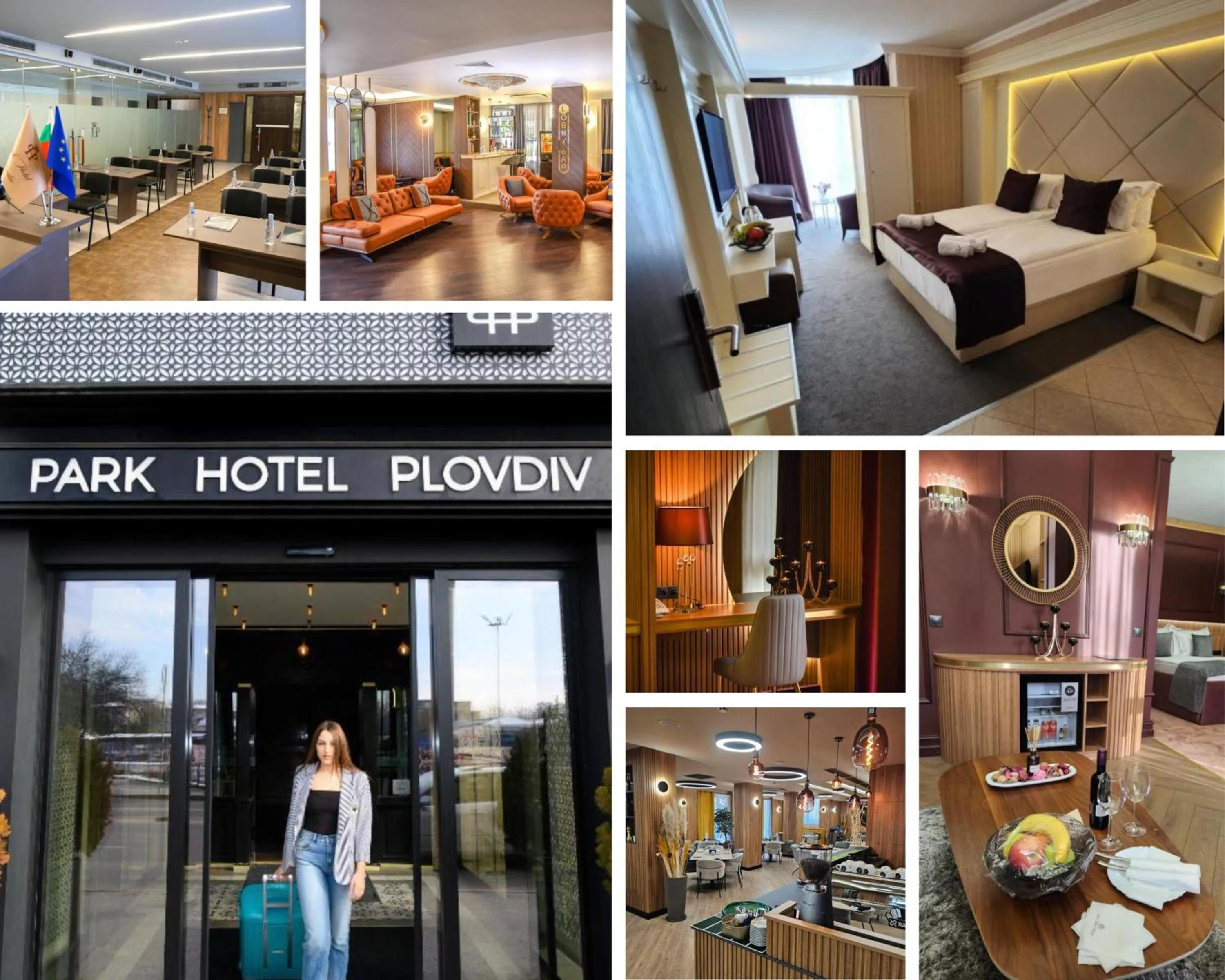 Lobby or reception, Bed in Park Hotel Plovdiv
