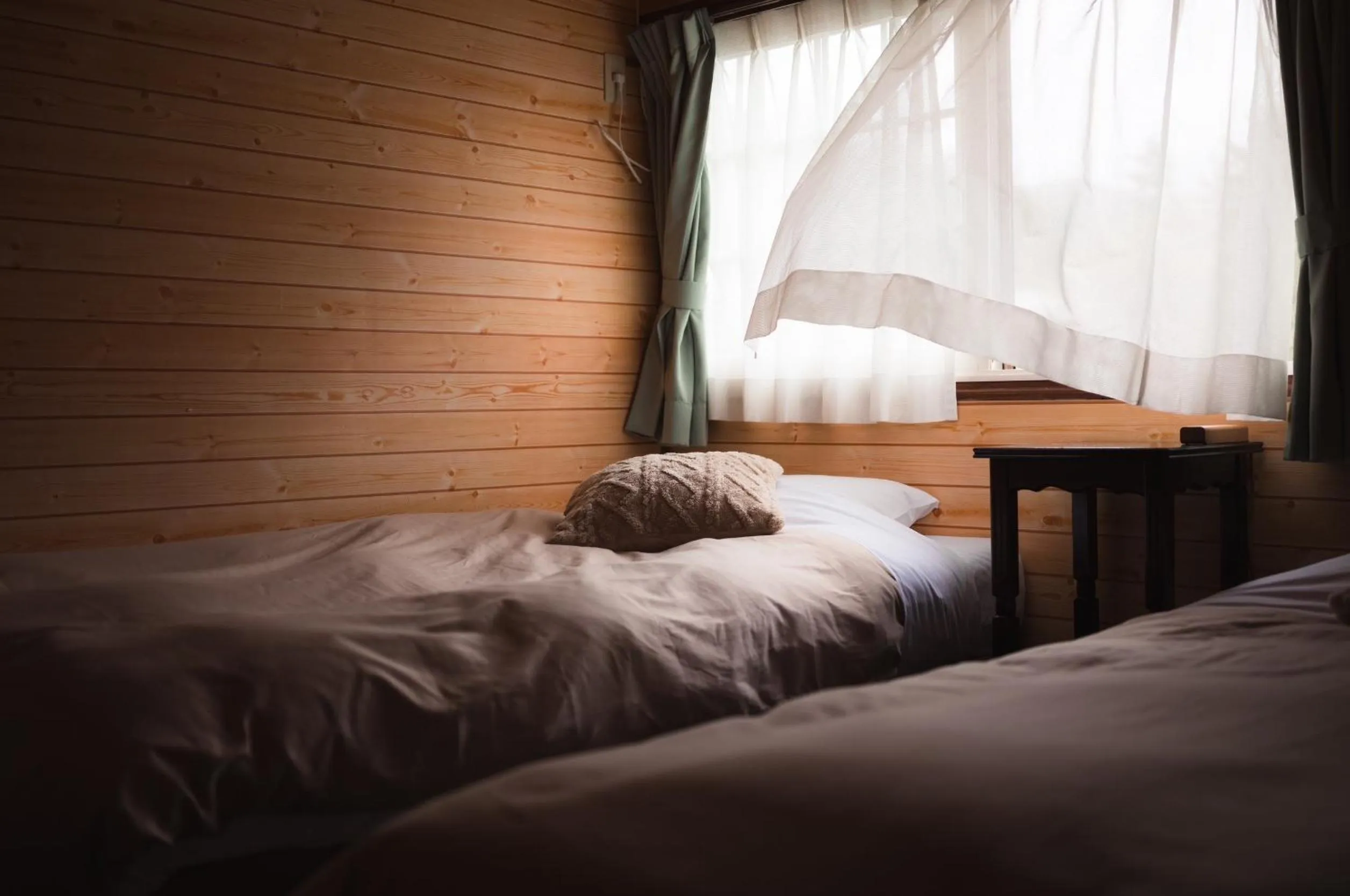 Photo of the whole room, Bed in Hakuba Pension & Log Hotel Meteor