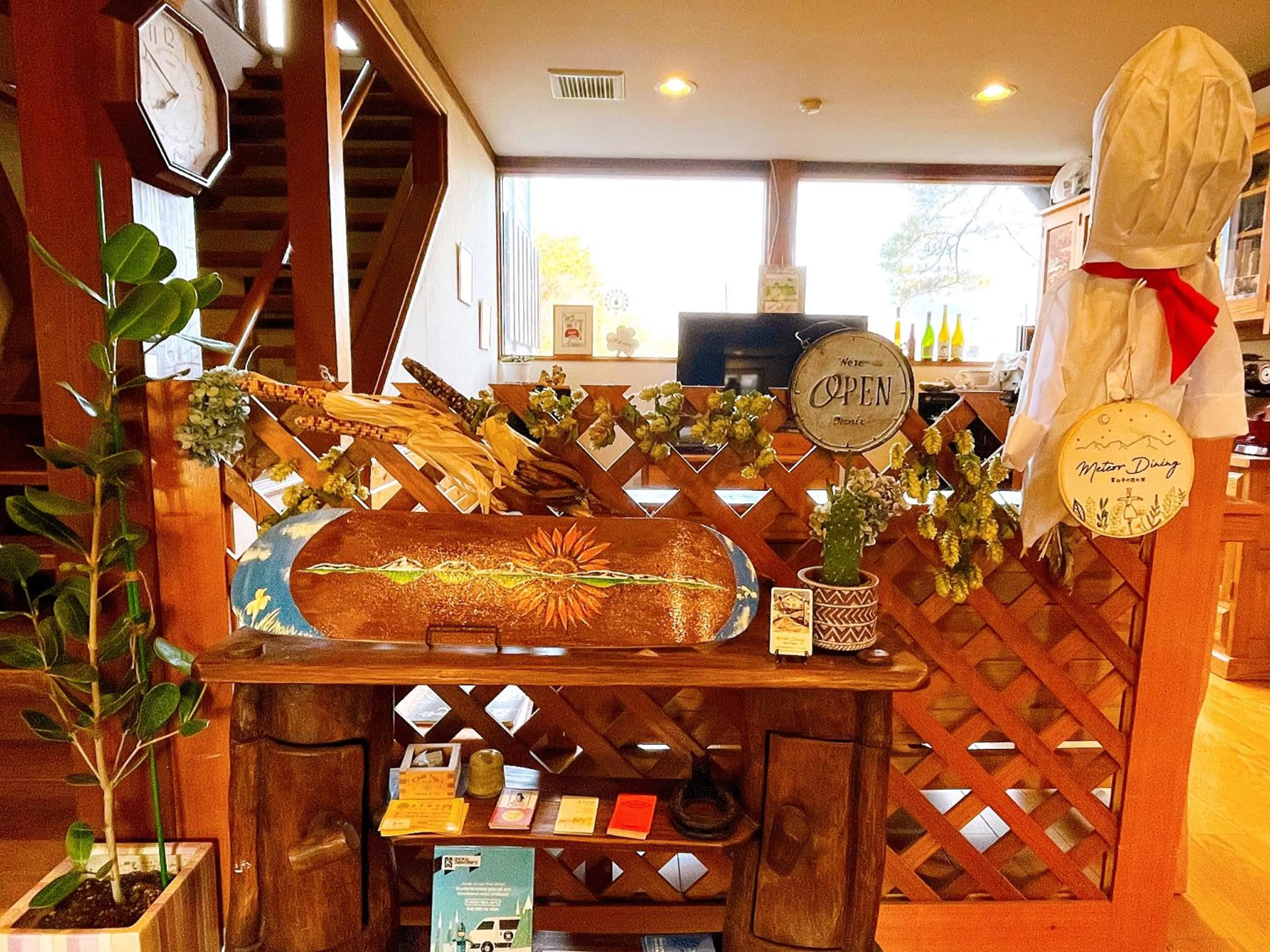 Lobby or reception in Hakuba Pension & Log Hotel Meteor