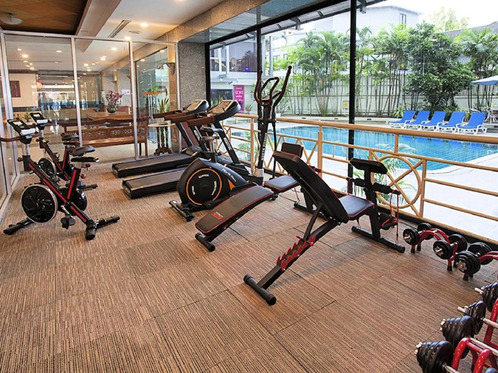 Fitness centre/facilities in Summit Pavilion Hotel