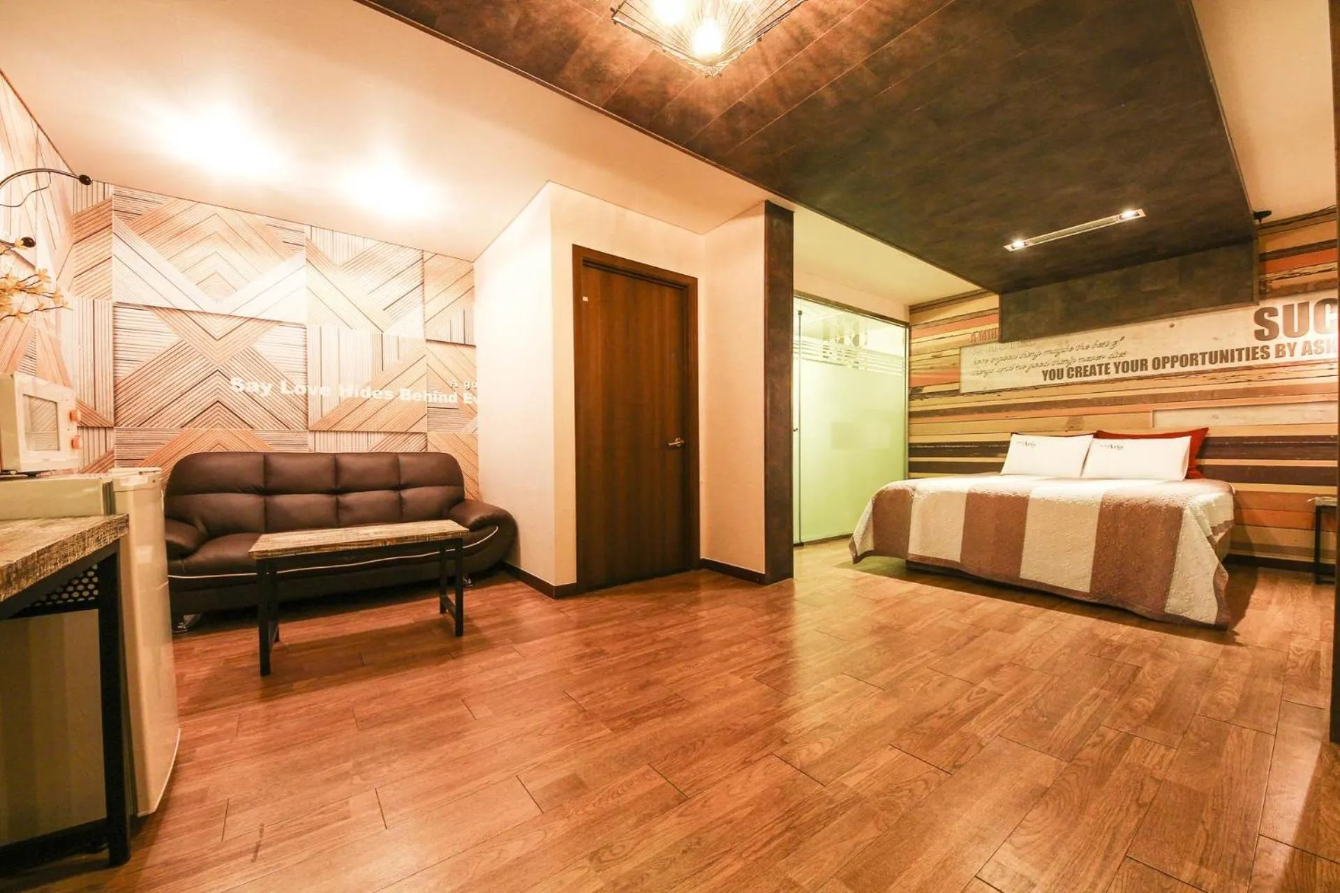 Bed in Q Hotel Yongin