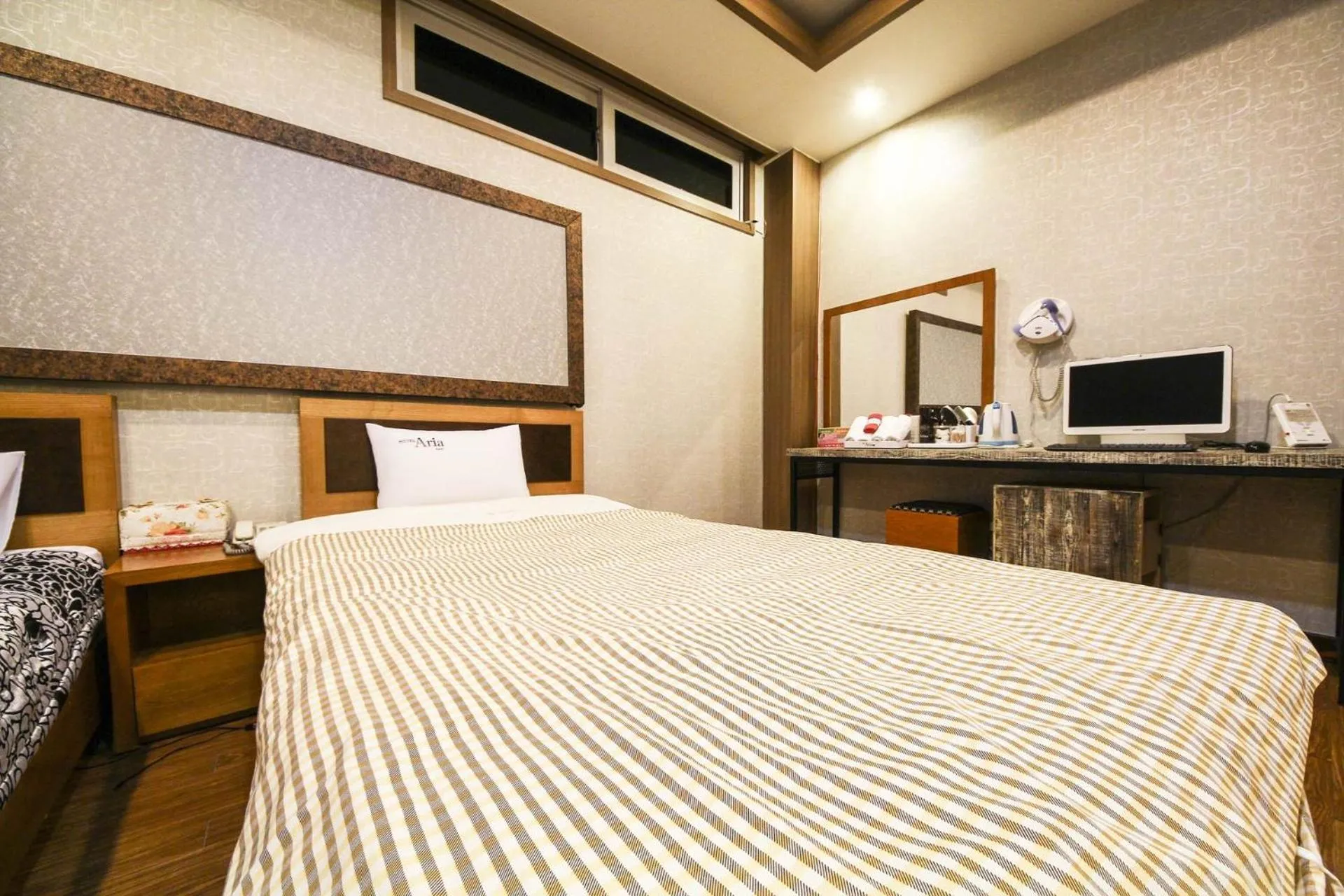 Bed in Q Hotel Yongin