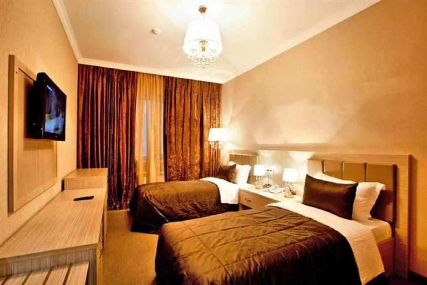 Bed in Paradise Hotel Baku