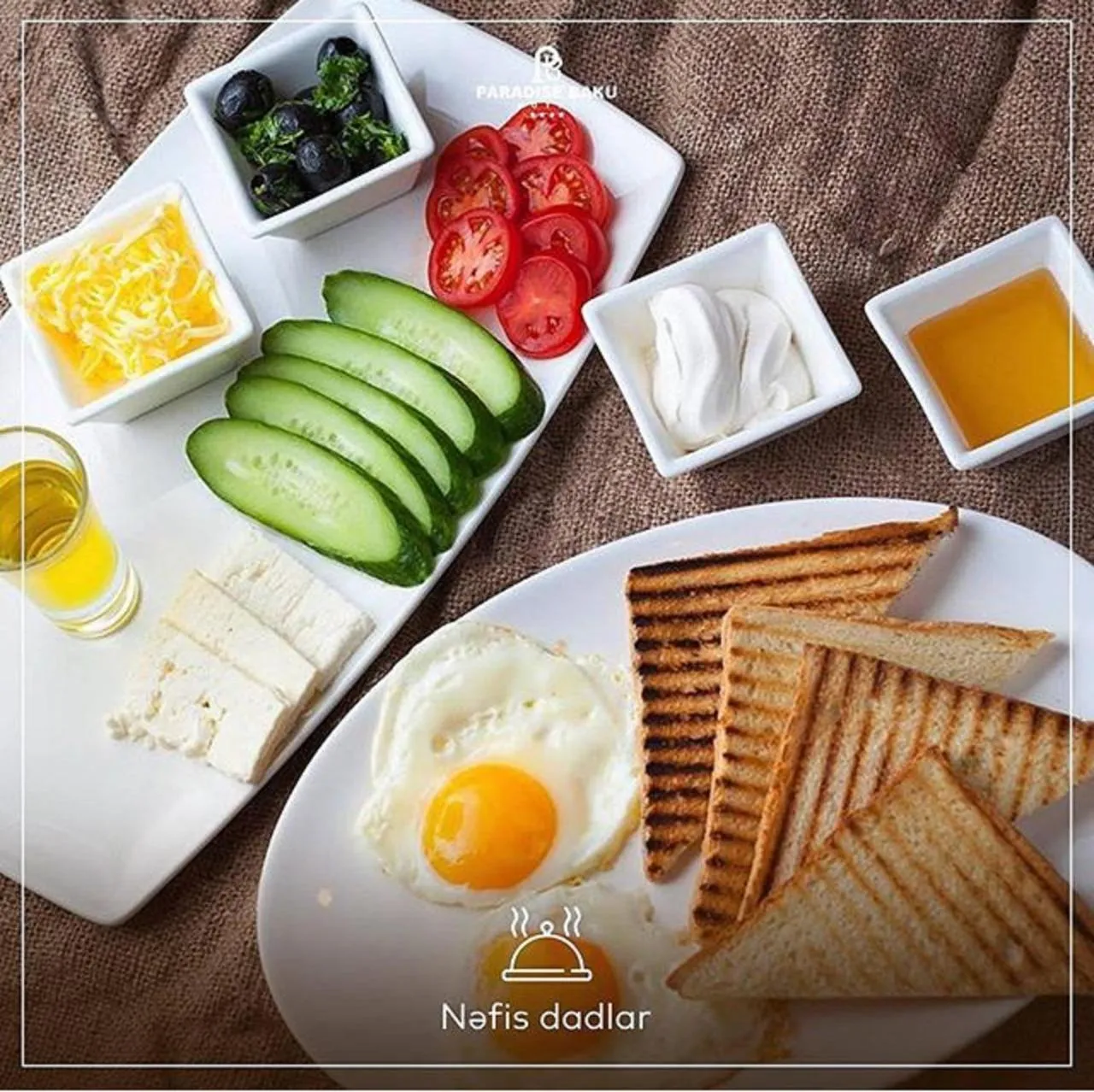 Food and drinks in Paradise Hotel Baku