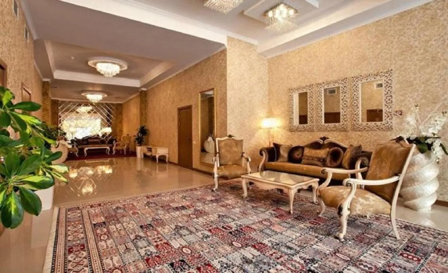 Living room in Paradise Hotel Baku