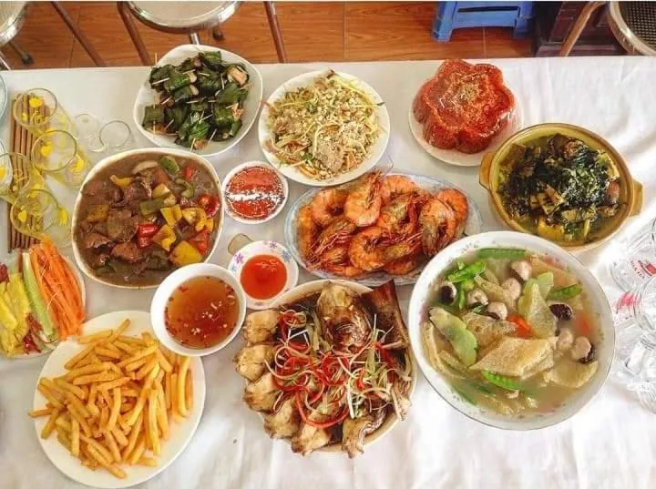 Restaurant/places to eat in Yen Minh Hotel Thien An