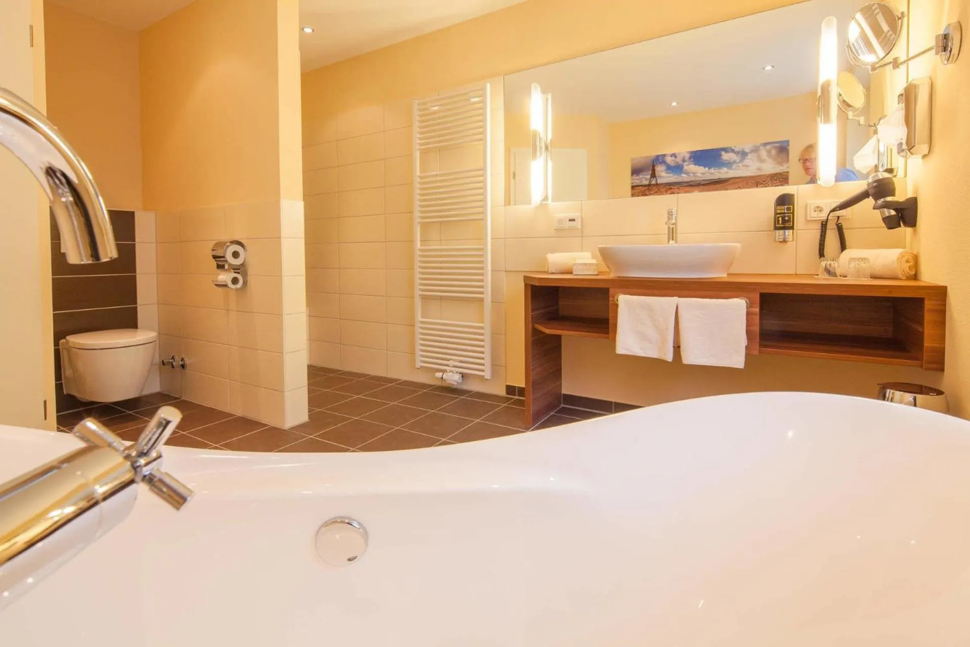 Toilet in Moin Hotel Cuxhaven