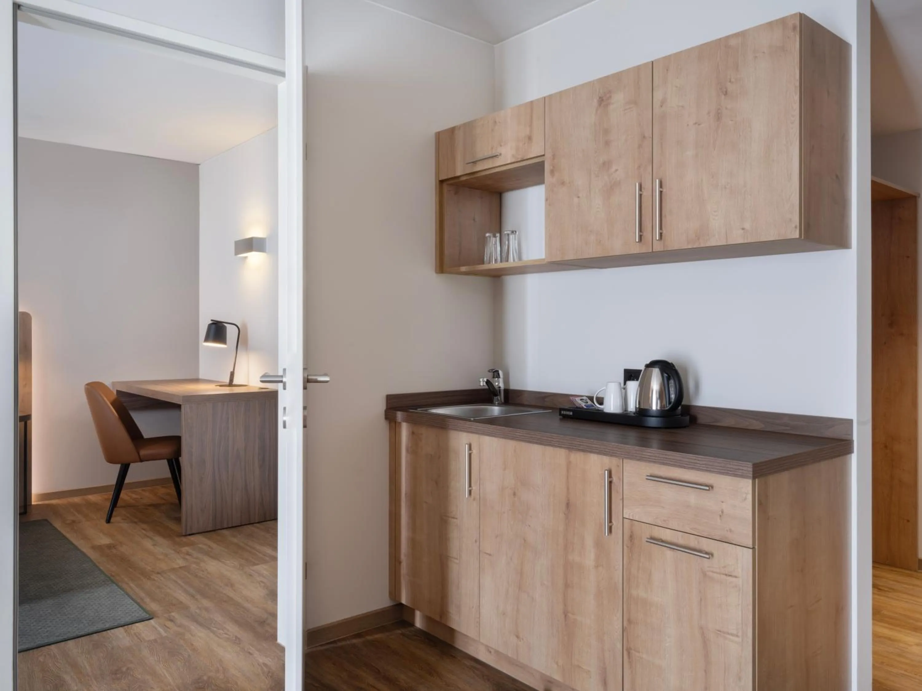 Kitchen or kitchenette in Hilton Garden Inn Innsbruck Tivoli