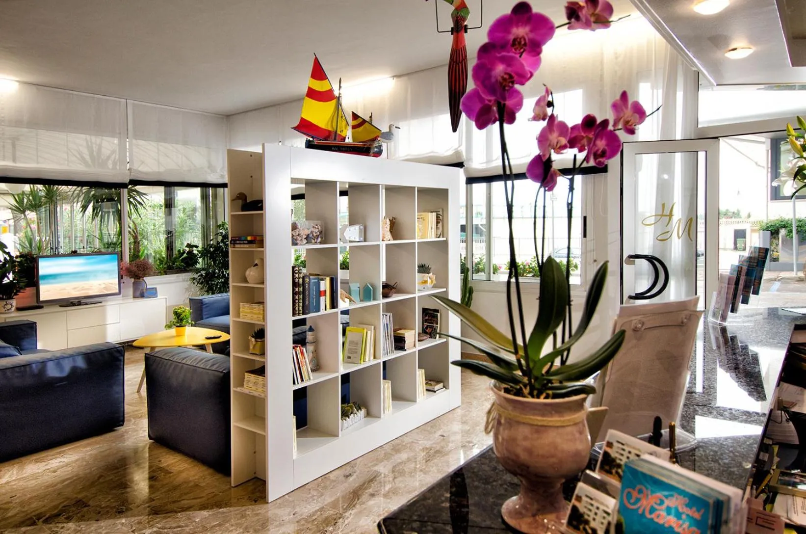 Lobby or reception in Hotel Marisa