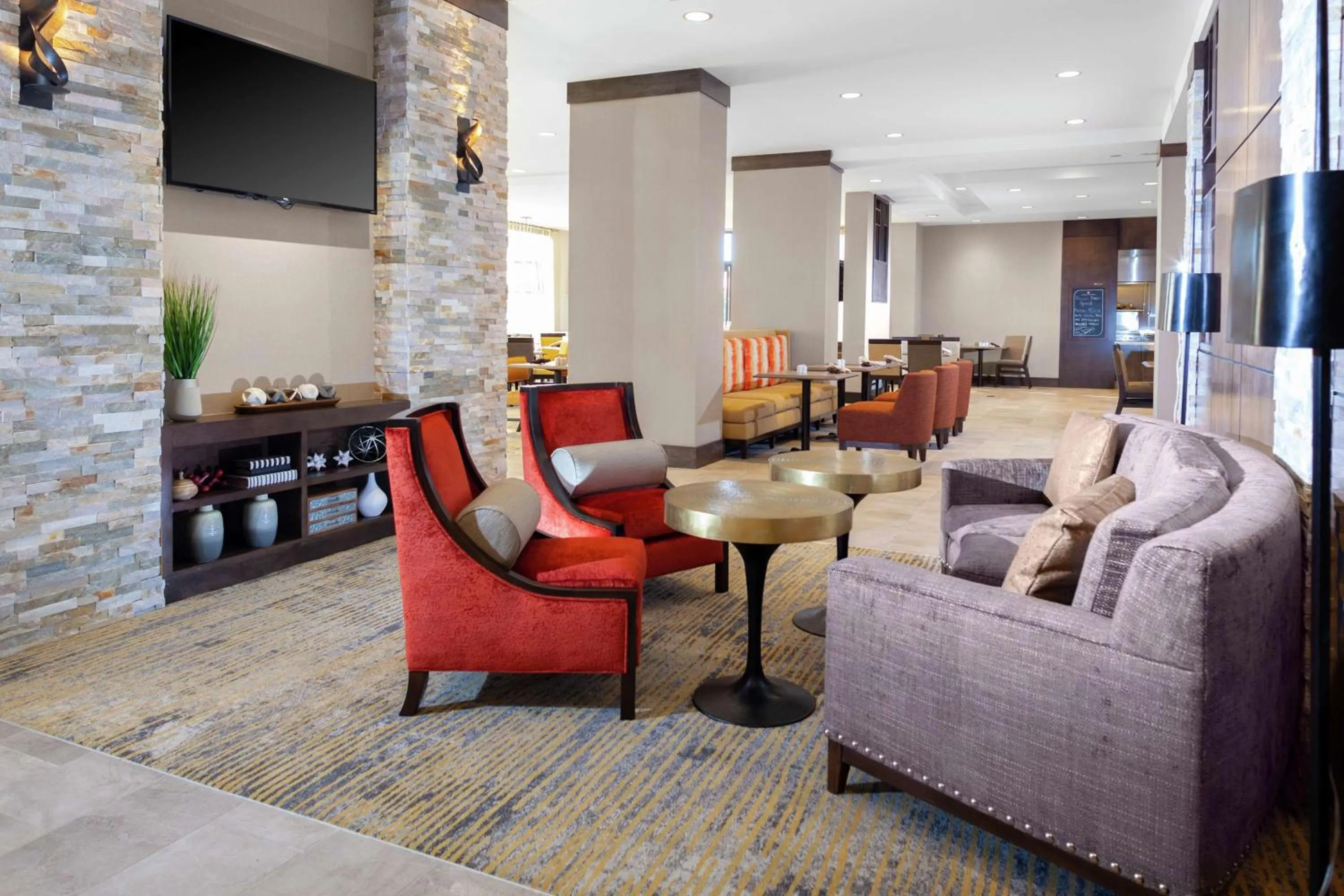 Lobby or reception in Hilton Garden Inn Waco