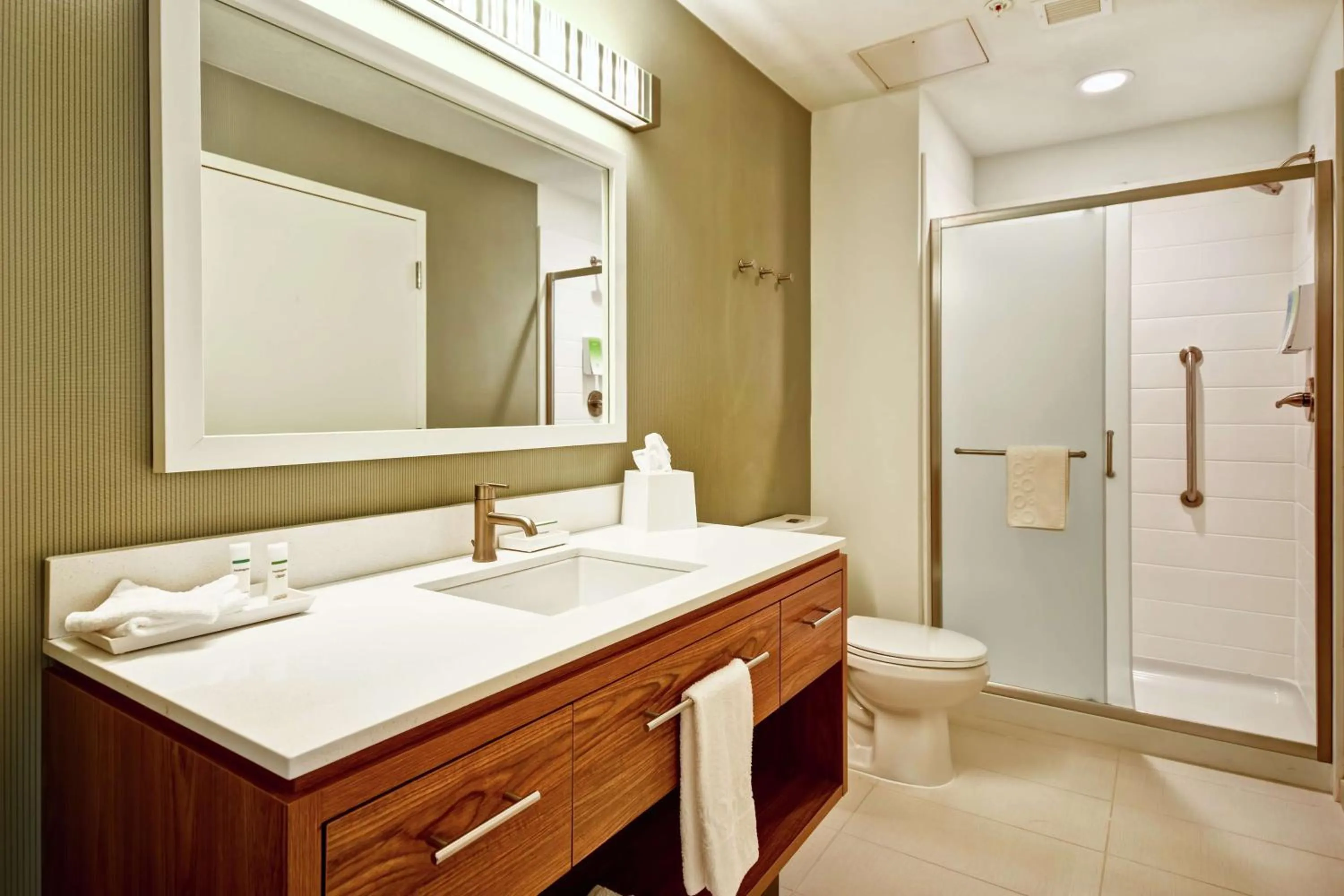 Bathroom, Bed in Home2 Suites By Hilton Smyrna Nashville