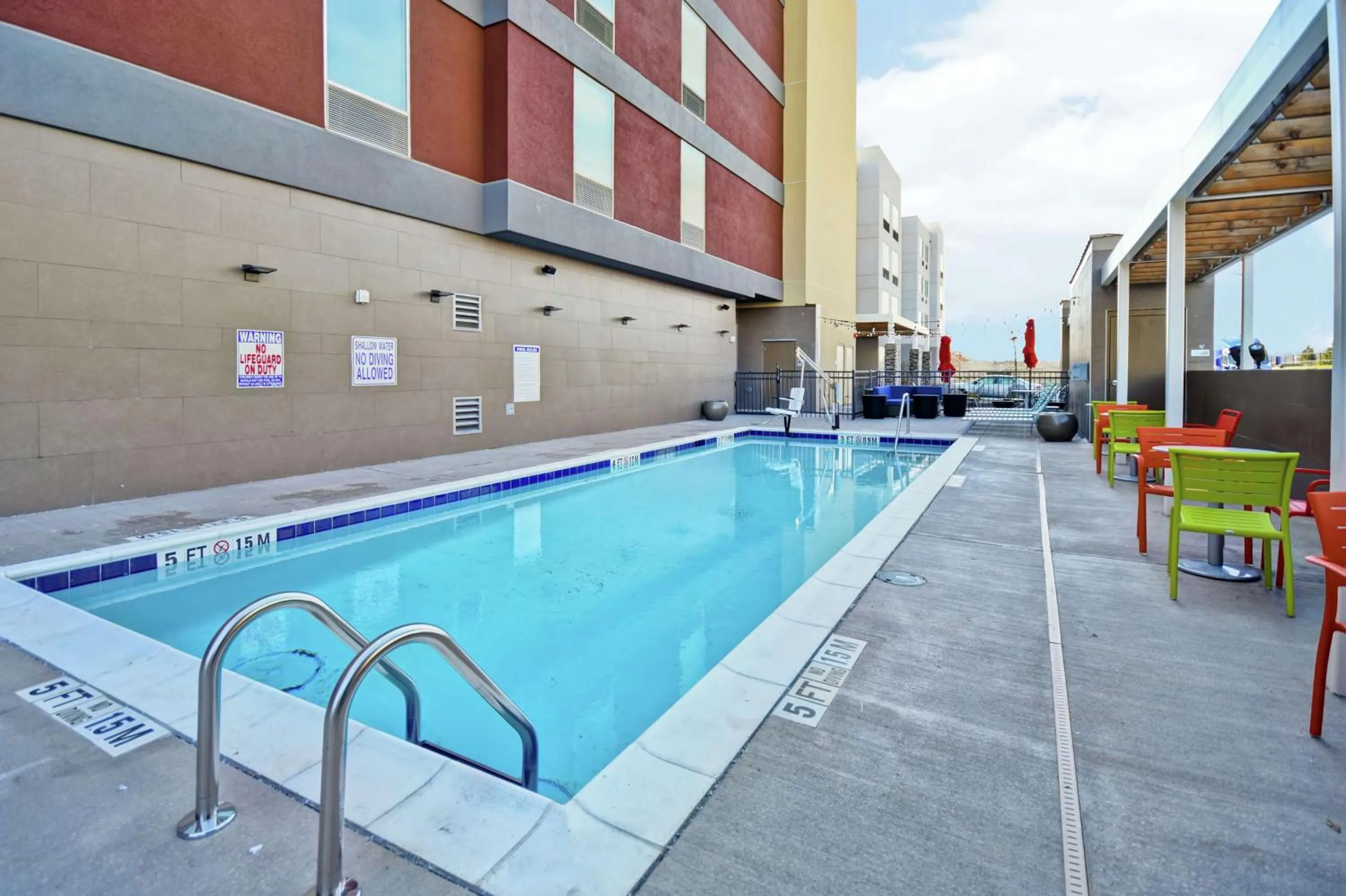 Pool view in Home2 Suites By Hilton Smyrna Nashville
