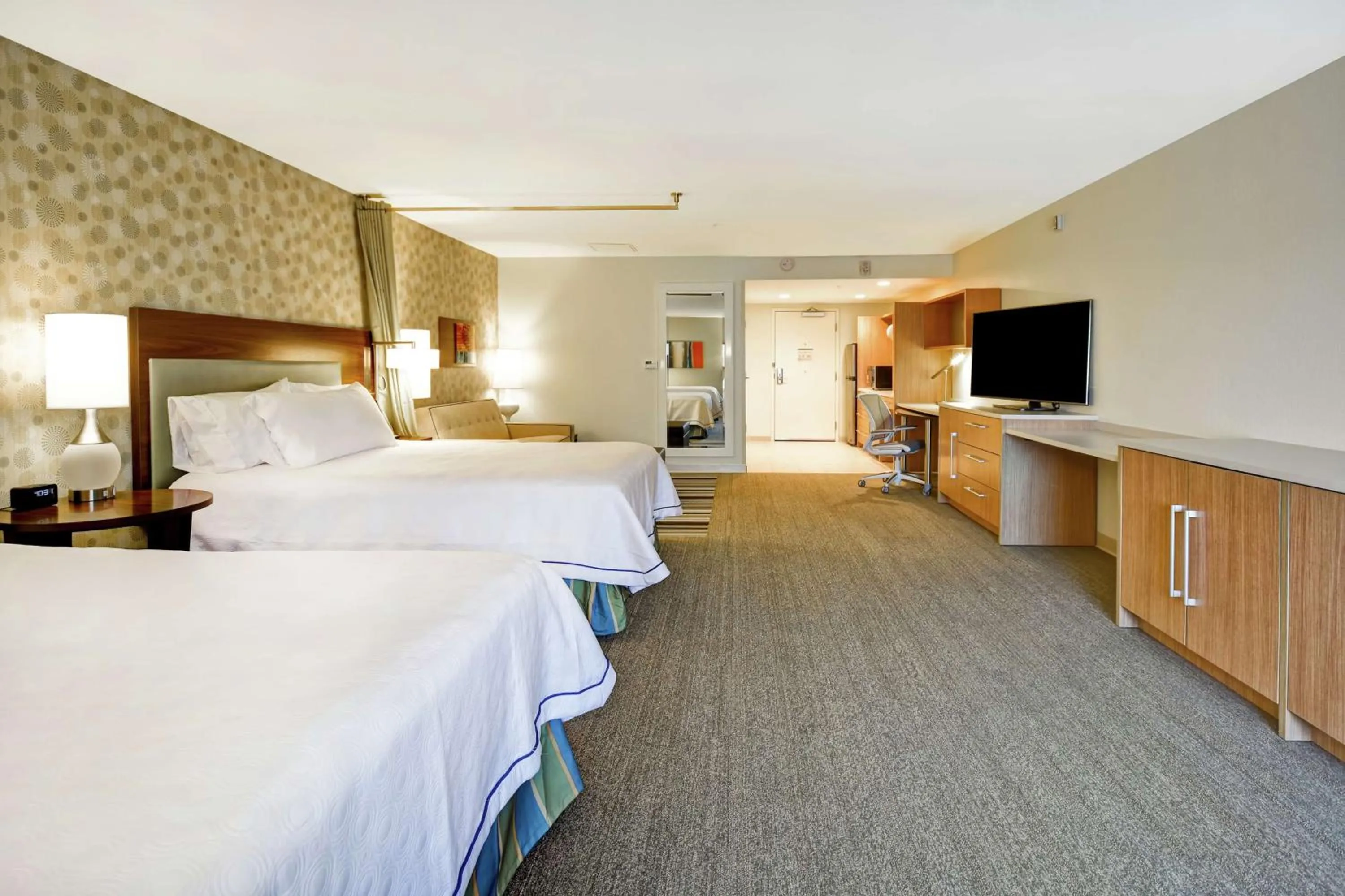 Bed in Home2 Suites By Hilton Smyrna Nashville