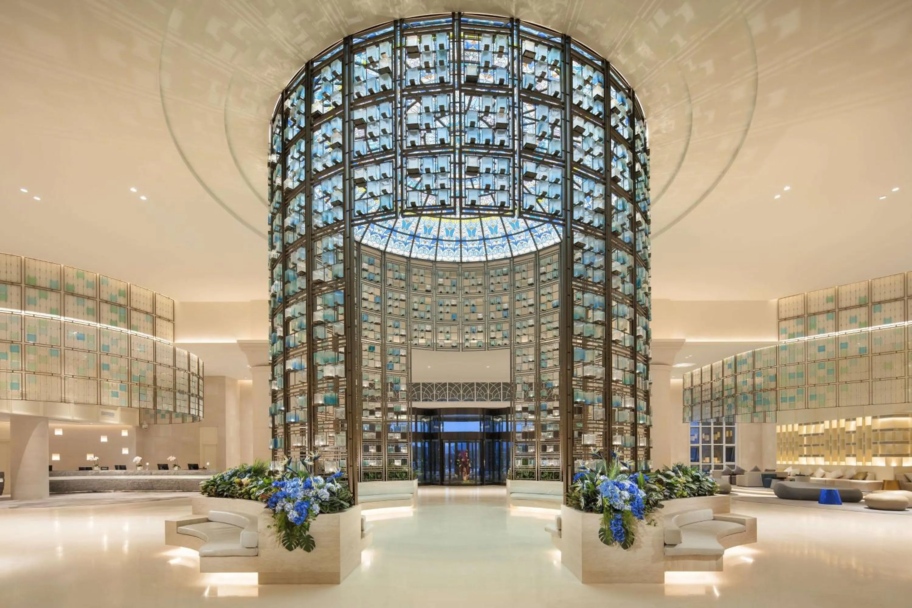 Lobby or reception in Hilton Dalian Golden Pebble Beach Resort