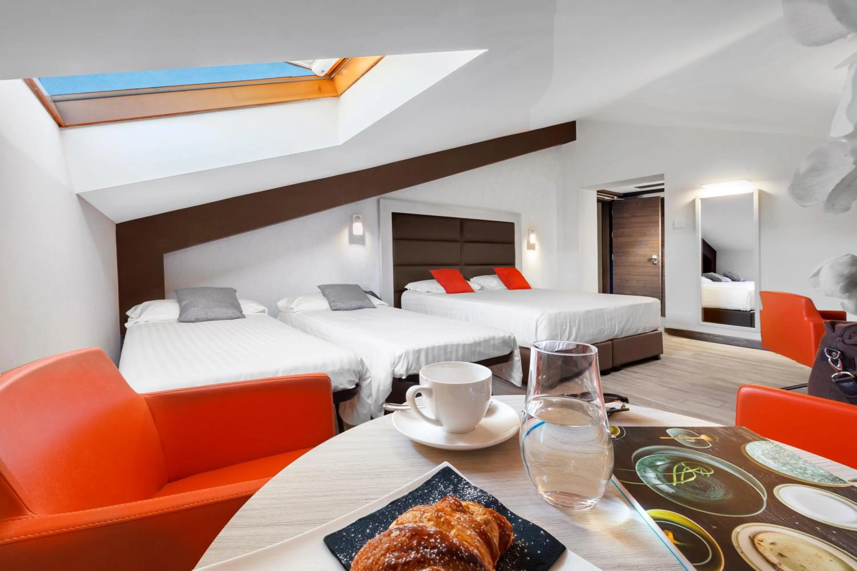 Photo of the whole room, Bed in Bhotel