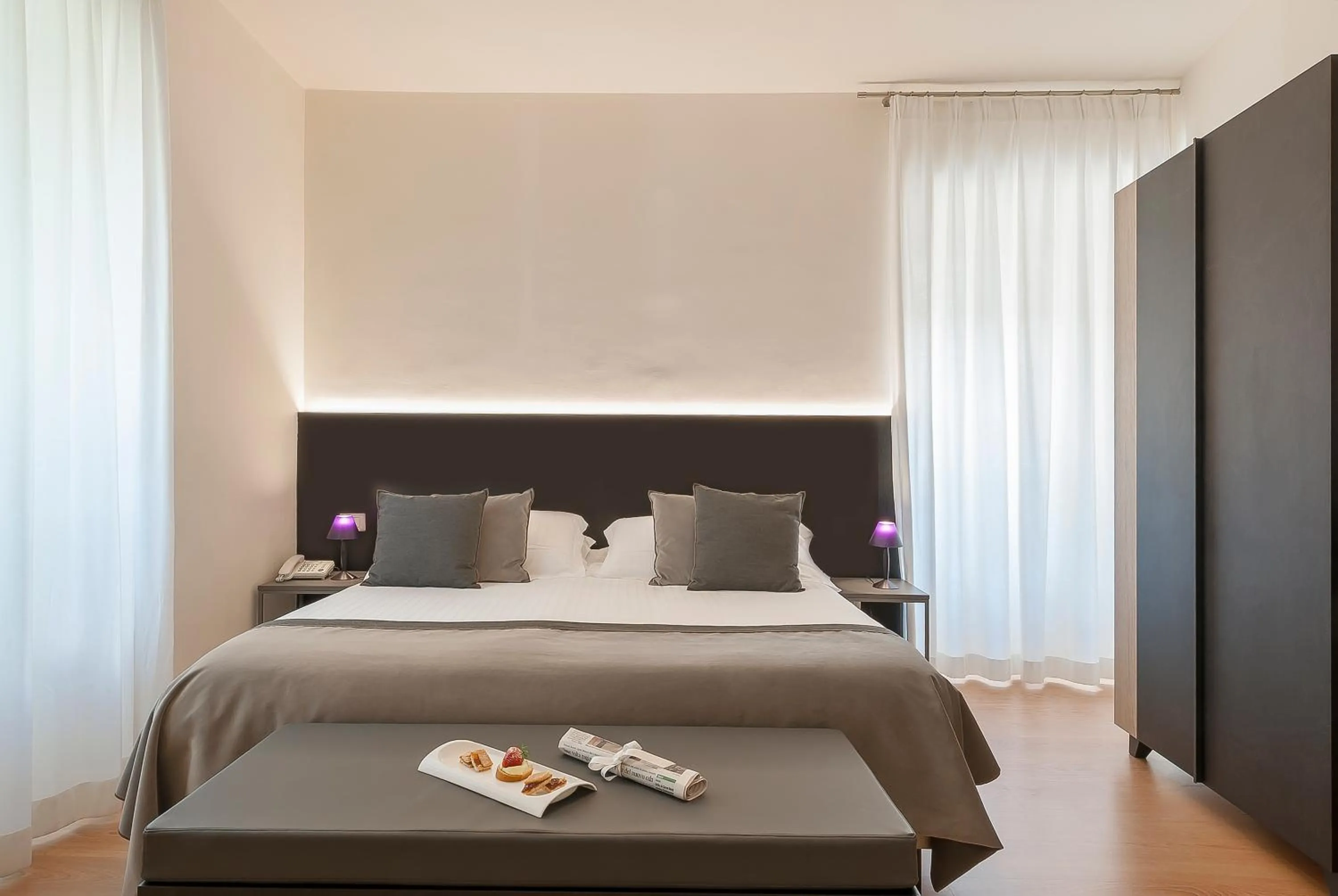 Bed in Hotel La Corte