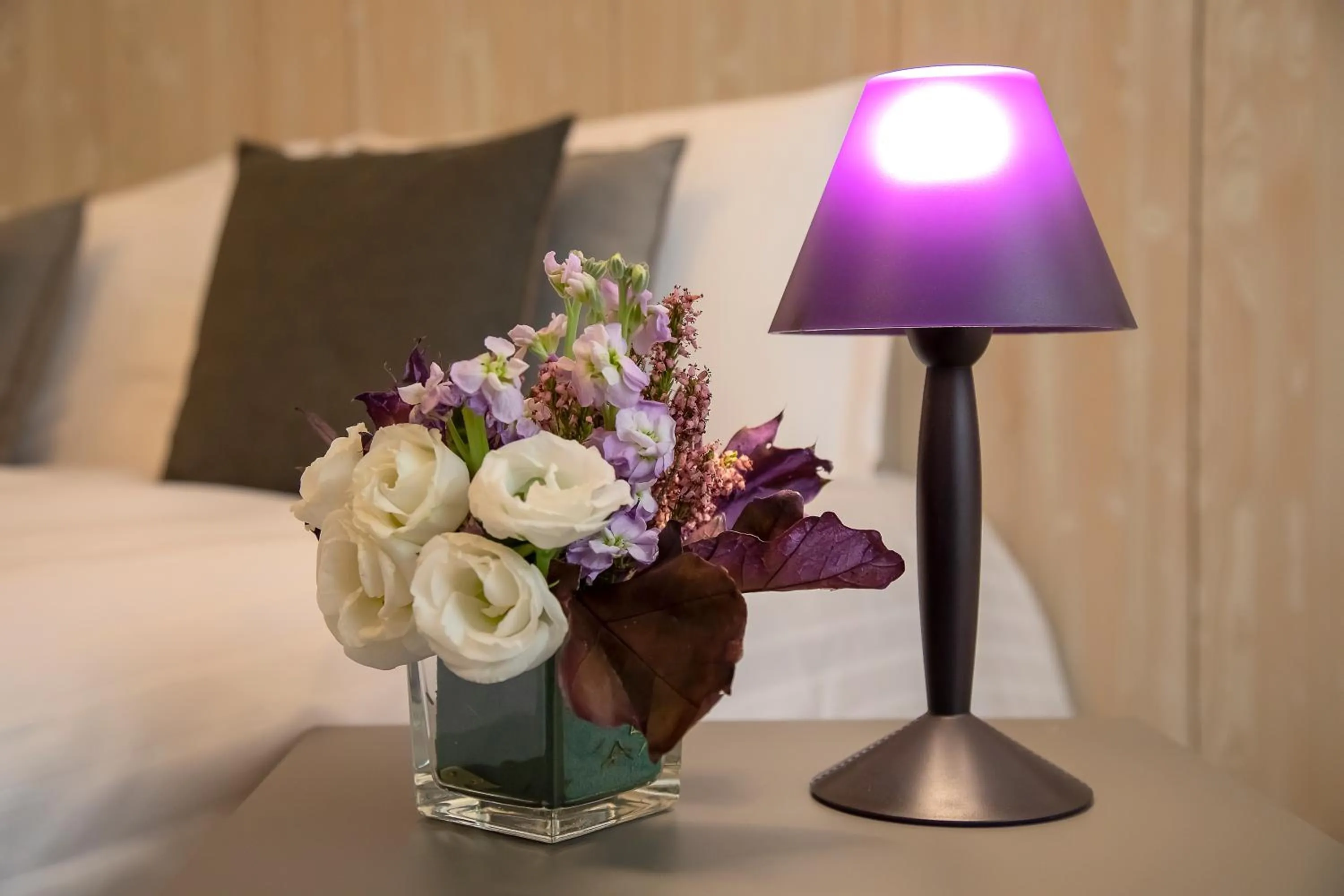 Decorative detail, Bed in Hotel La Corte