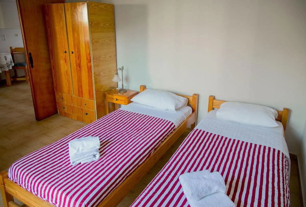 Bed in Villa Mikra Asia