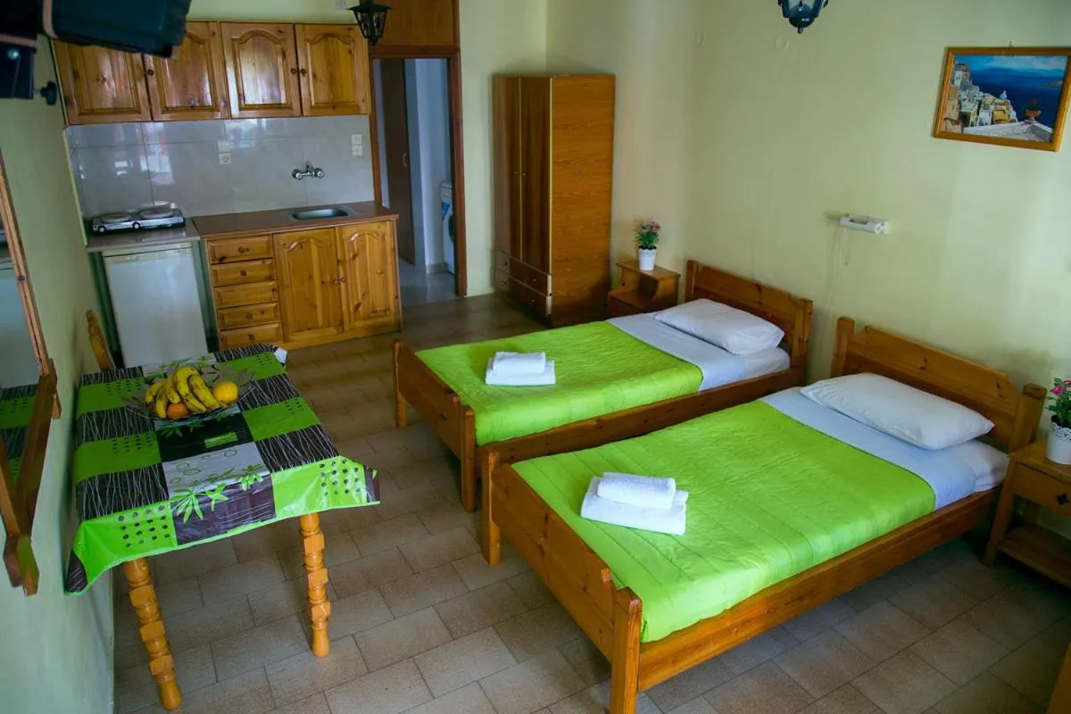 Bed in Villa Mikra Asia