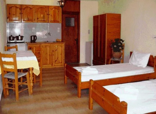 Bed in Villa Mikra Asia