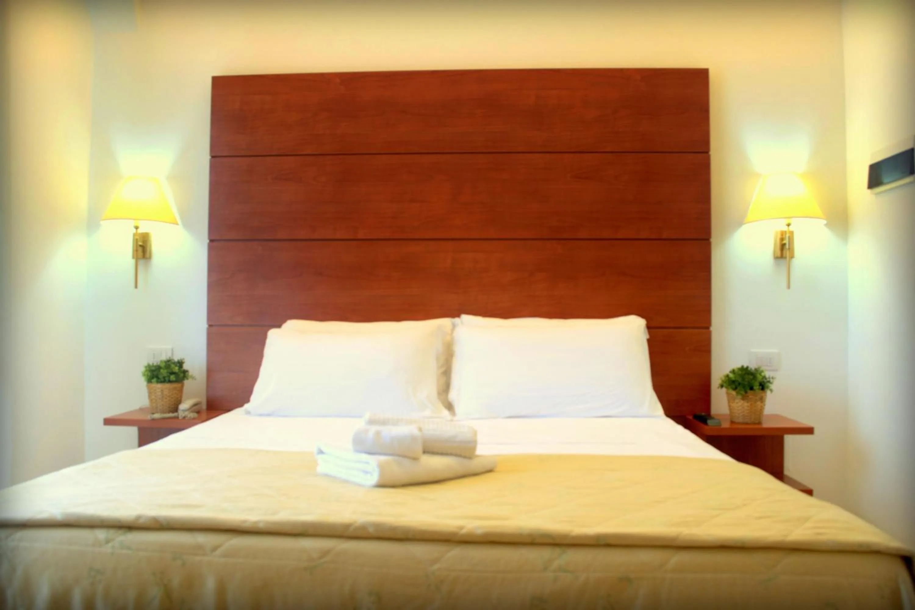 Bed in Hotel Villa del Parco