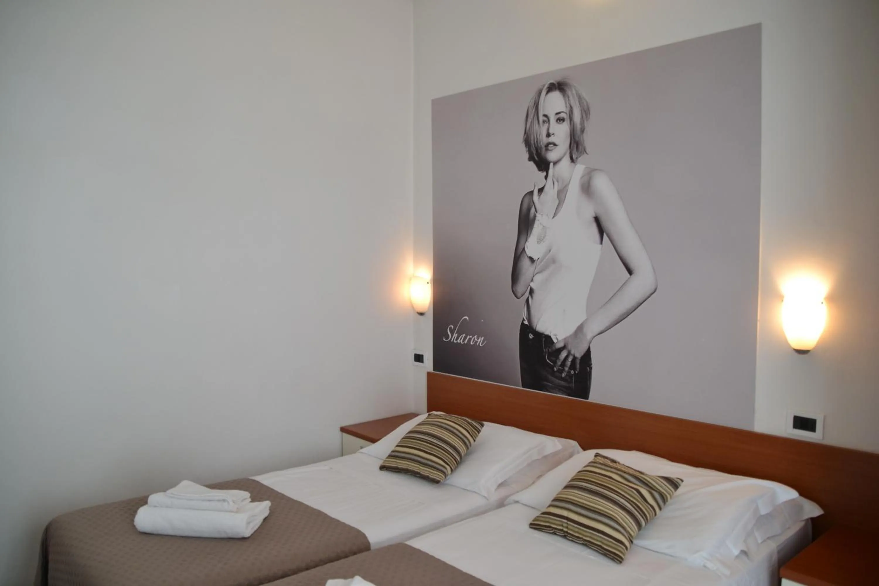 Bed in Hotel Villa del Parco