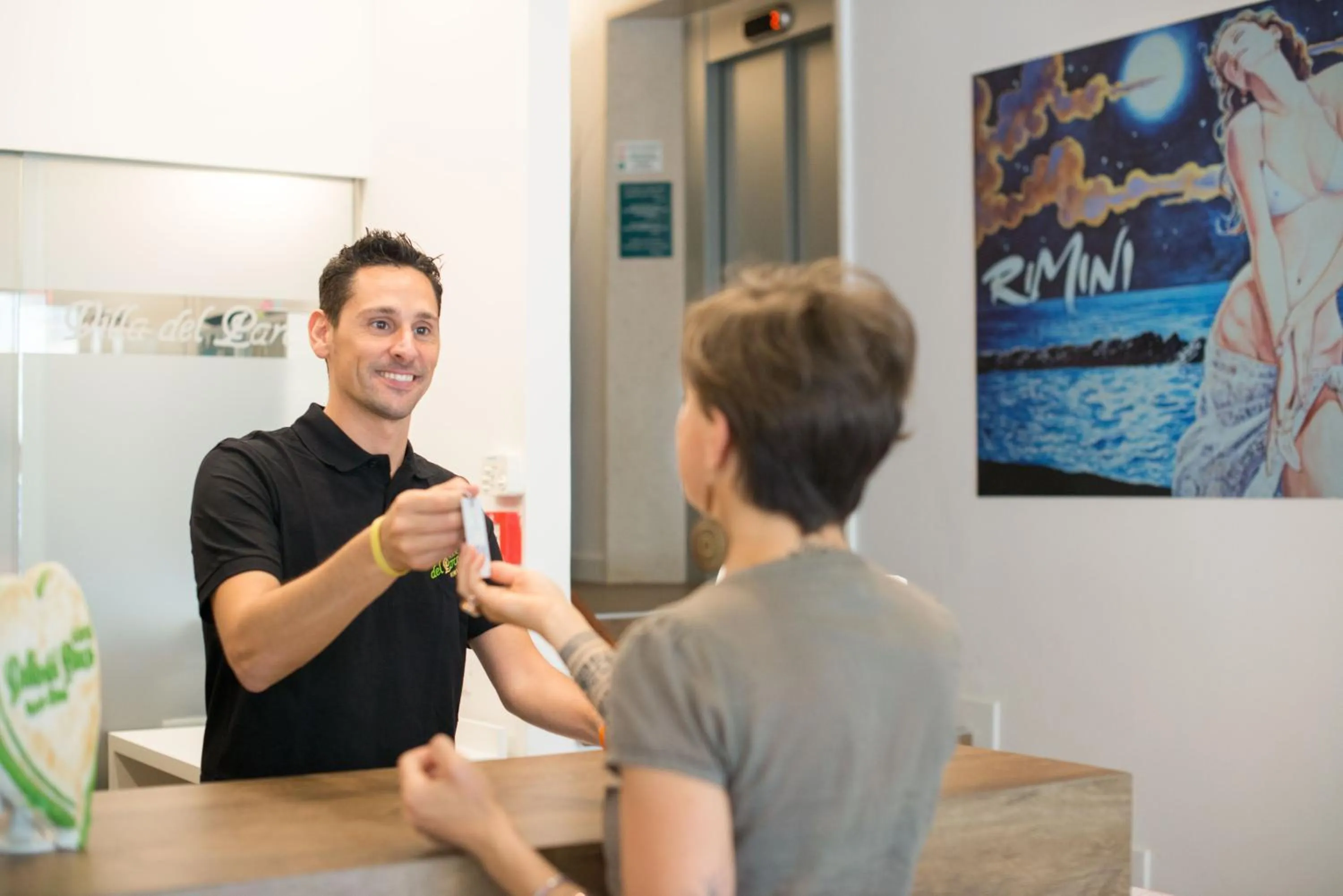 Lobby or reception in Hotel Villa del Parco