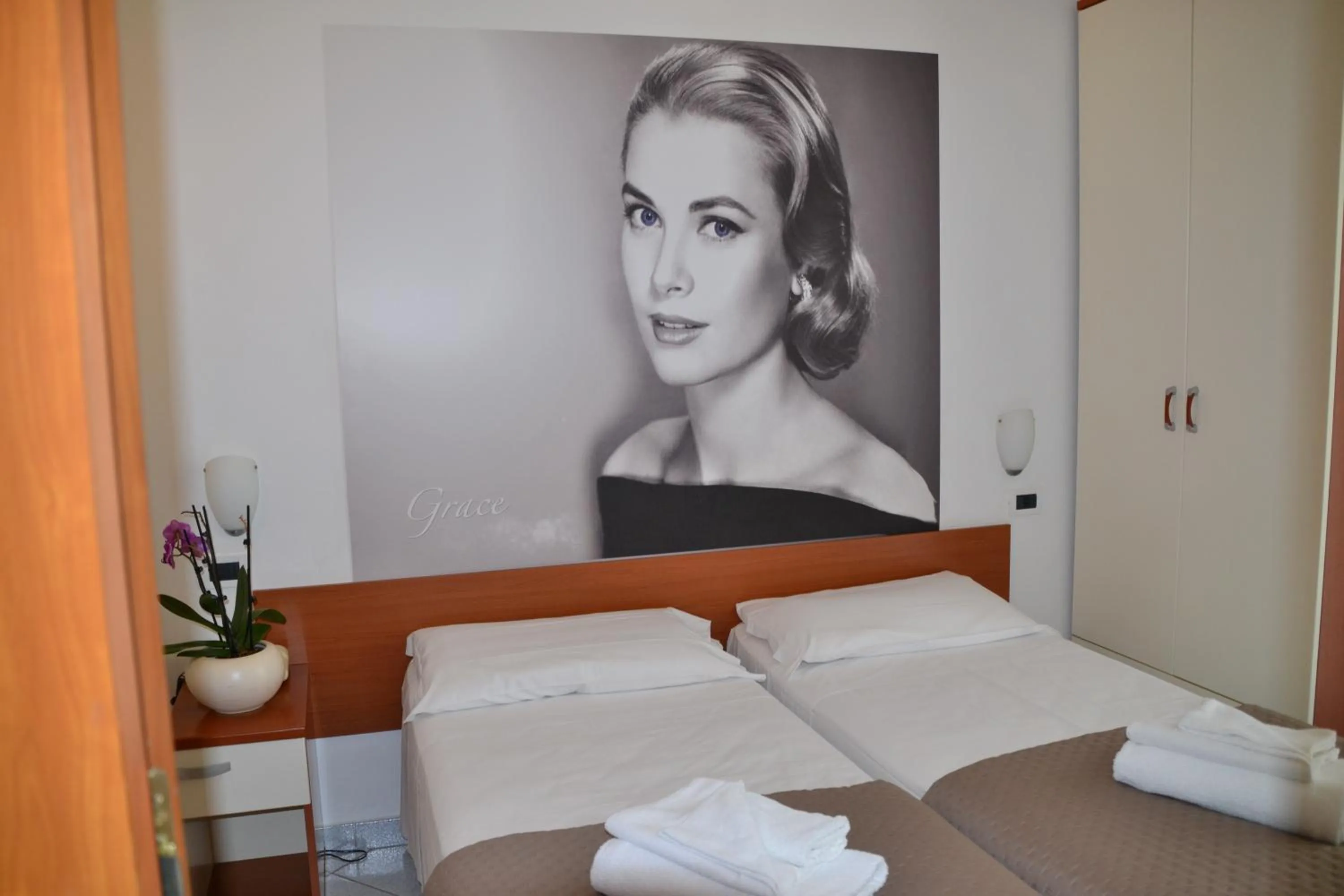 Bed in Hotel Villa del Parco