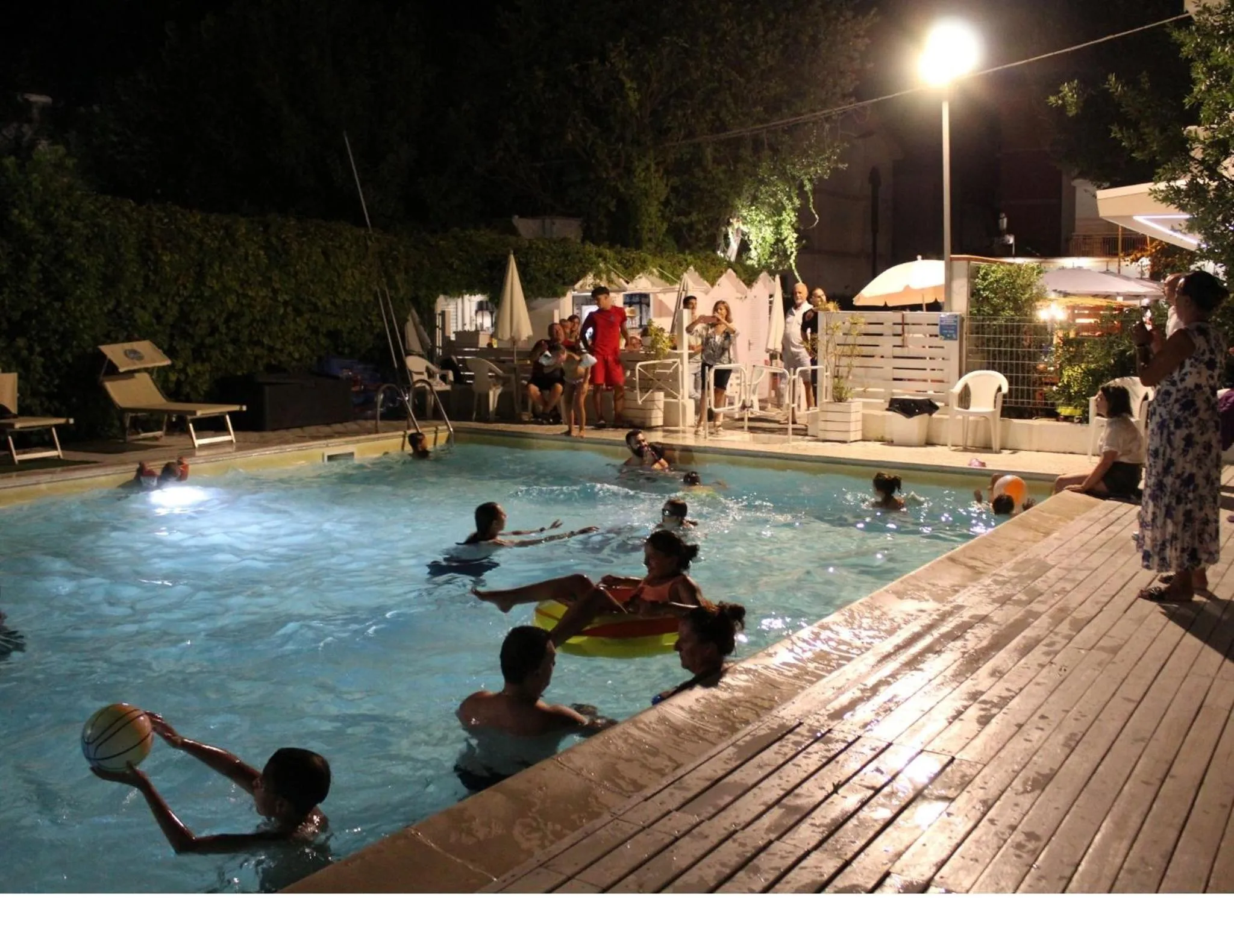Swimming pool in Hotel Villa del Parco