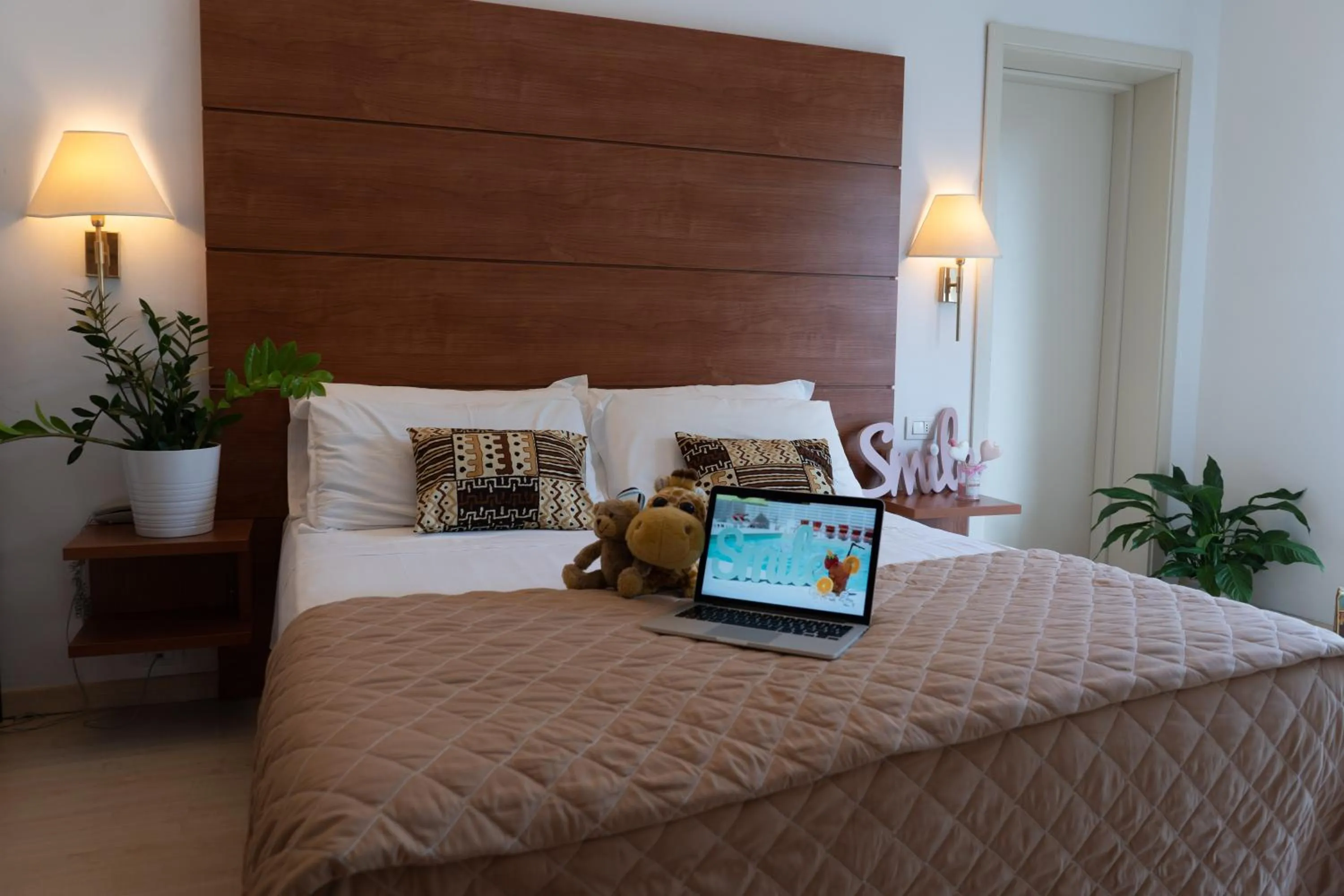 Bedroom, Bed in Hotel Villa del Parco