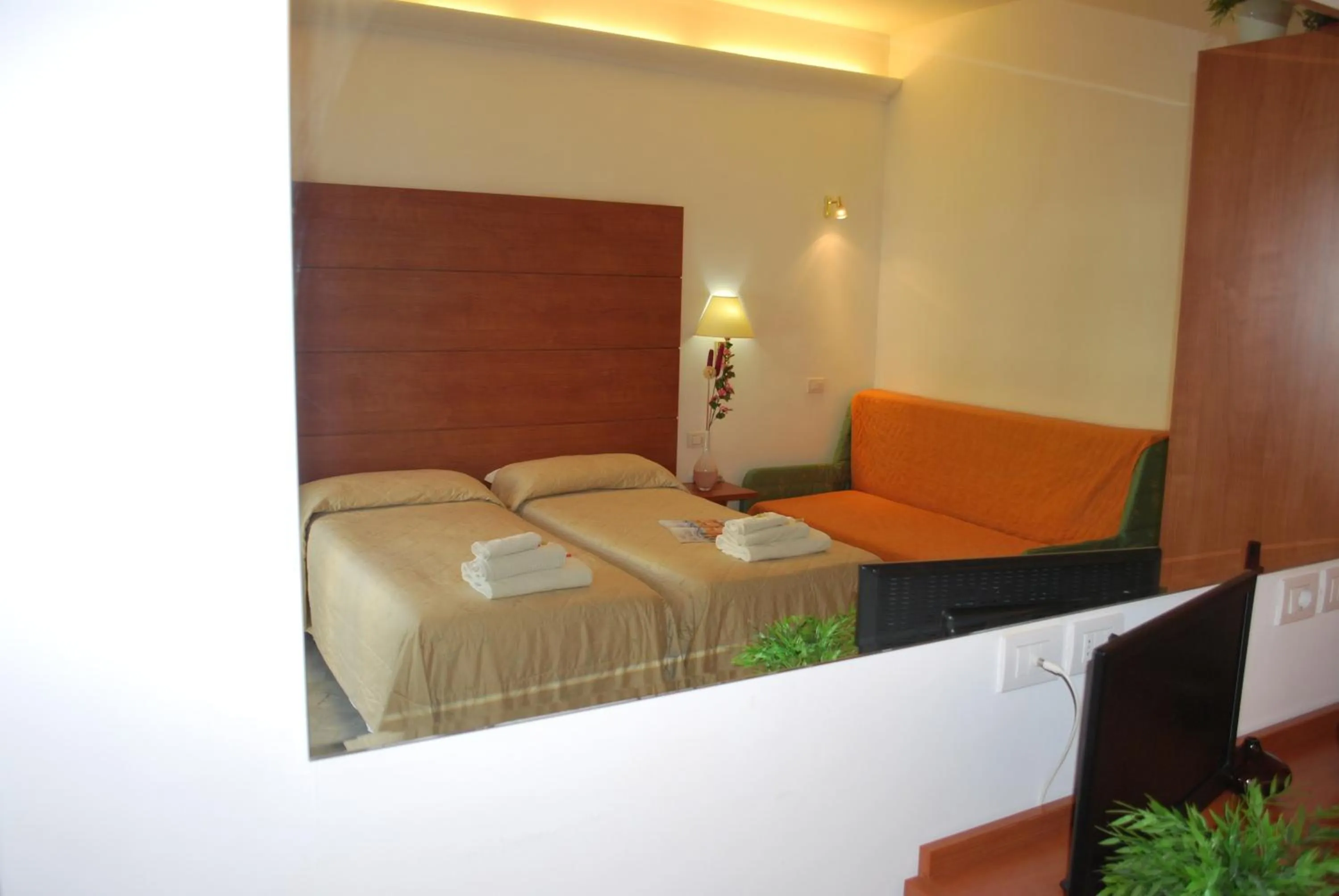 Bed in Hotel Villa del Parco