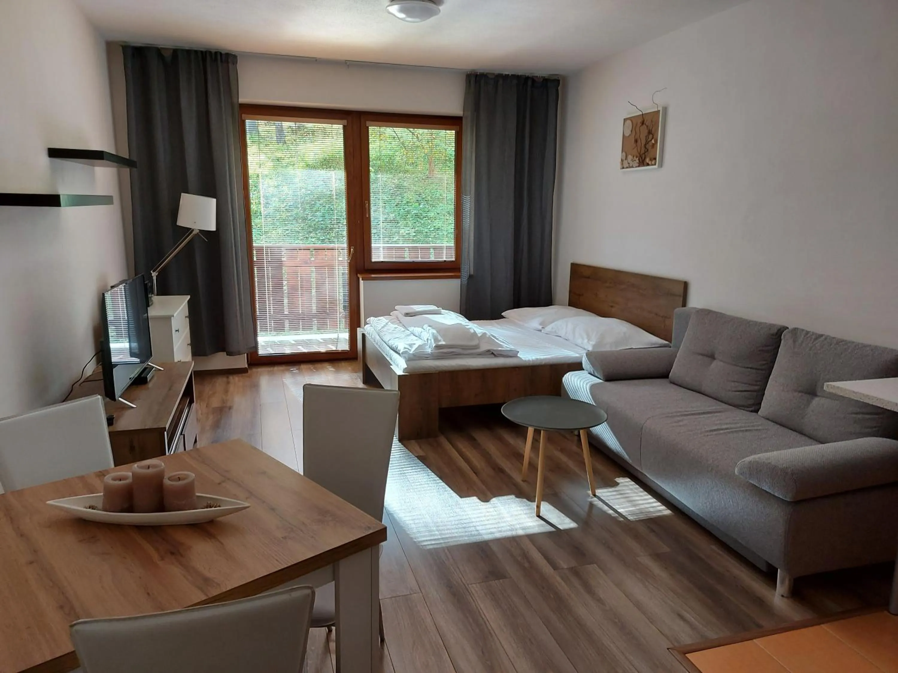 Bed in Fatrapark Apartments House 2