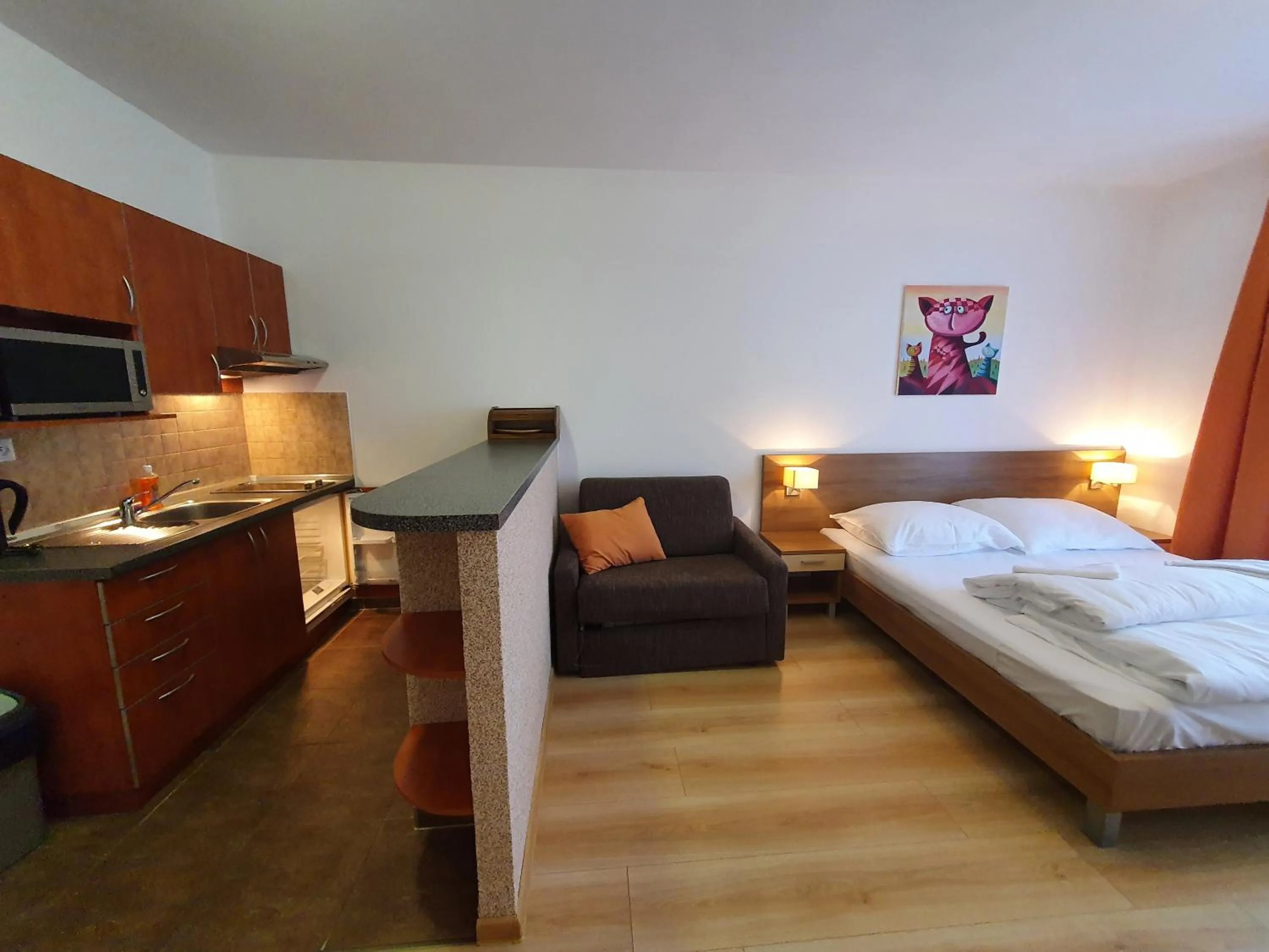 Bed in Fatrapark Apartments House 2