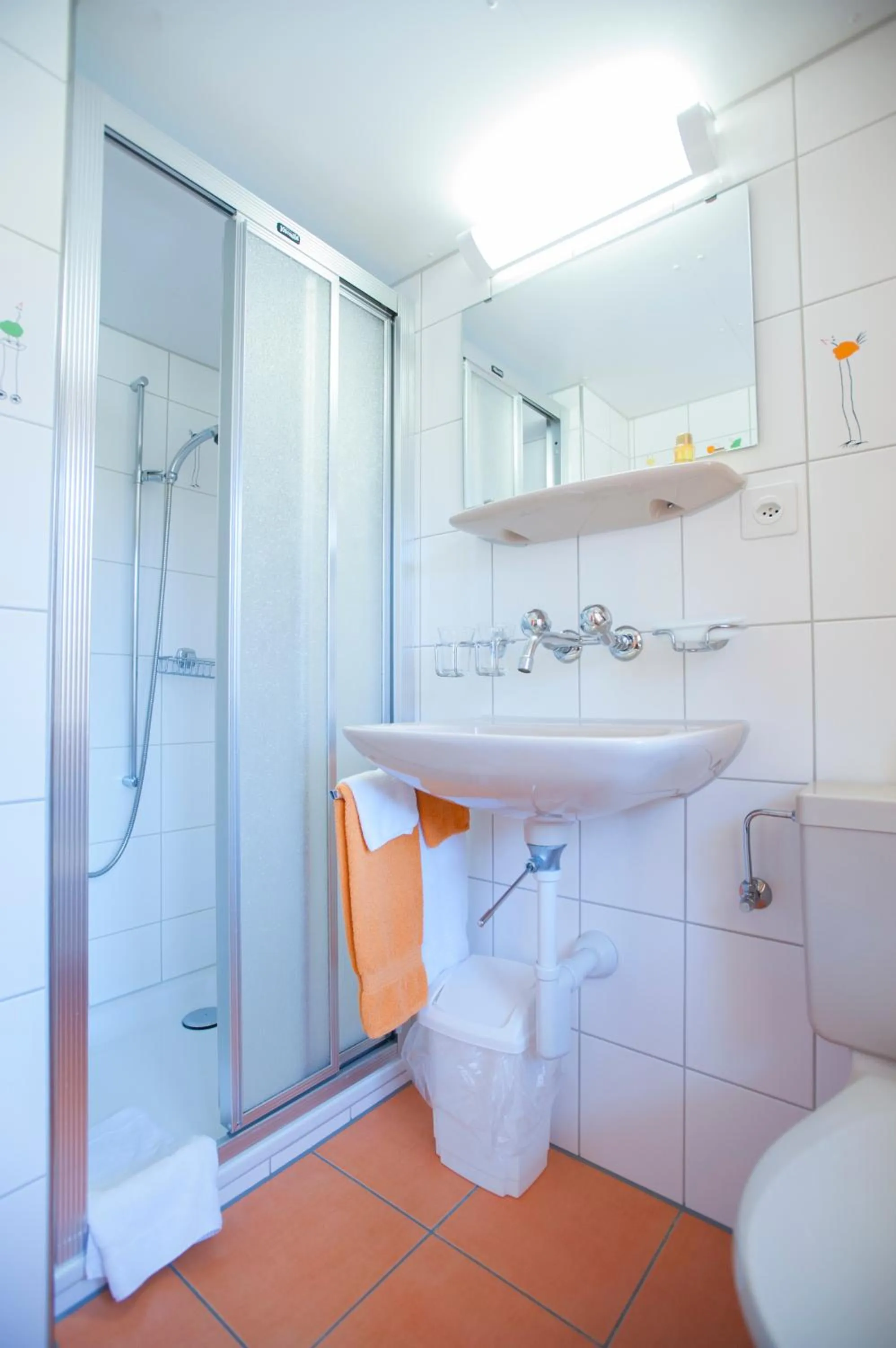 Bathroom in Hotel Gerig